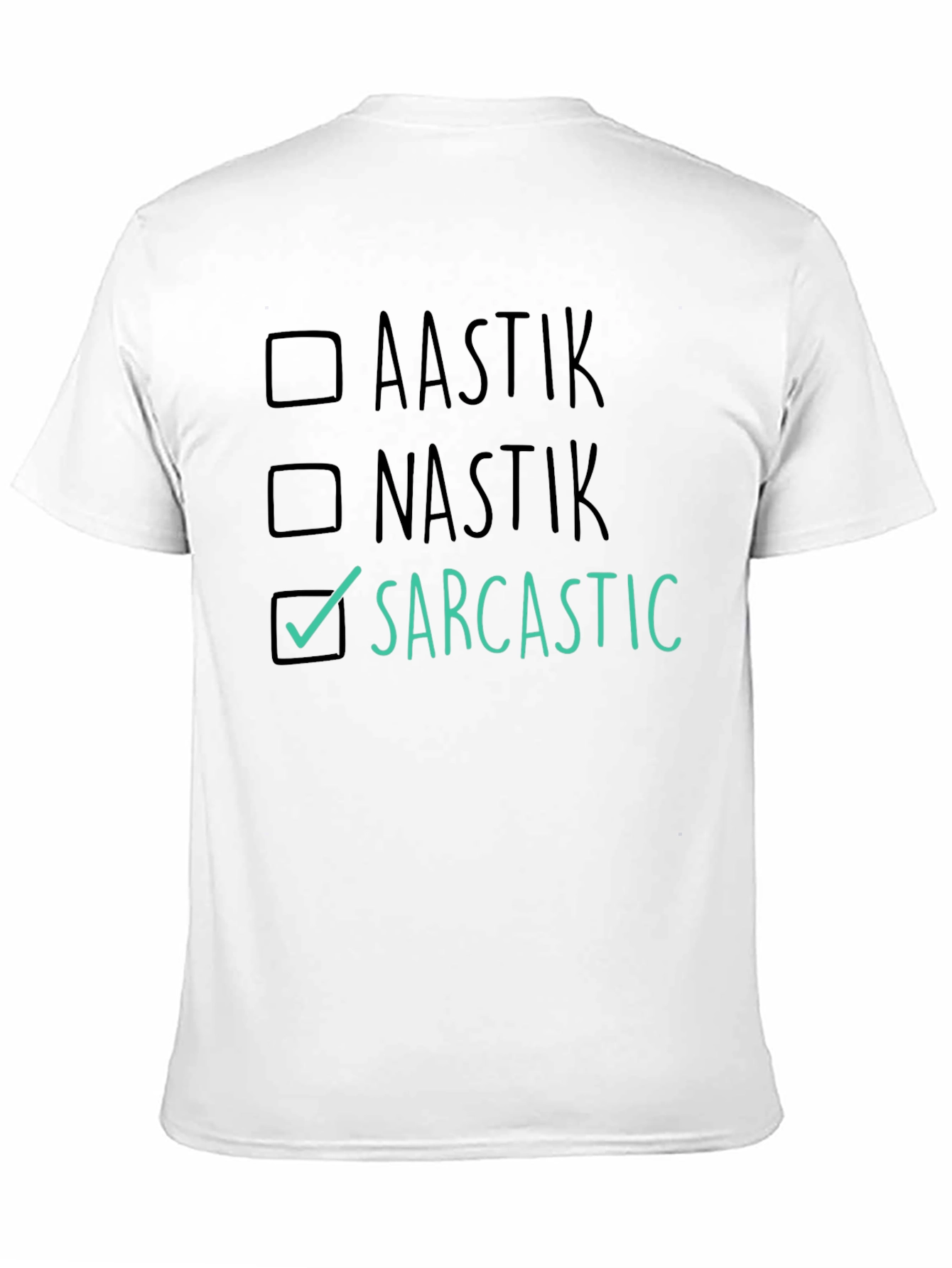 Black Sarcastic Choice T-Shirt view 11