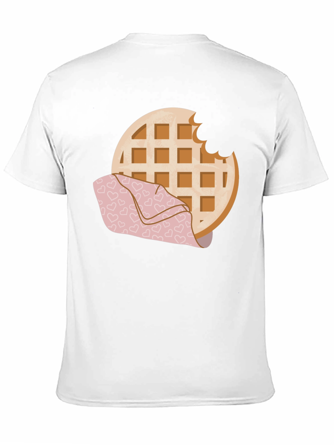Black Waffle Lover Graphic Tee - Bite Me view 11