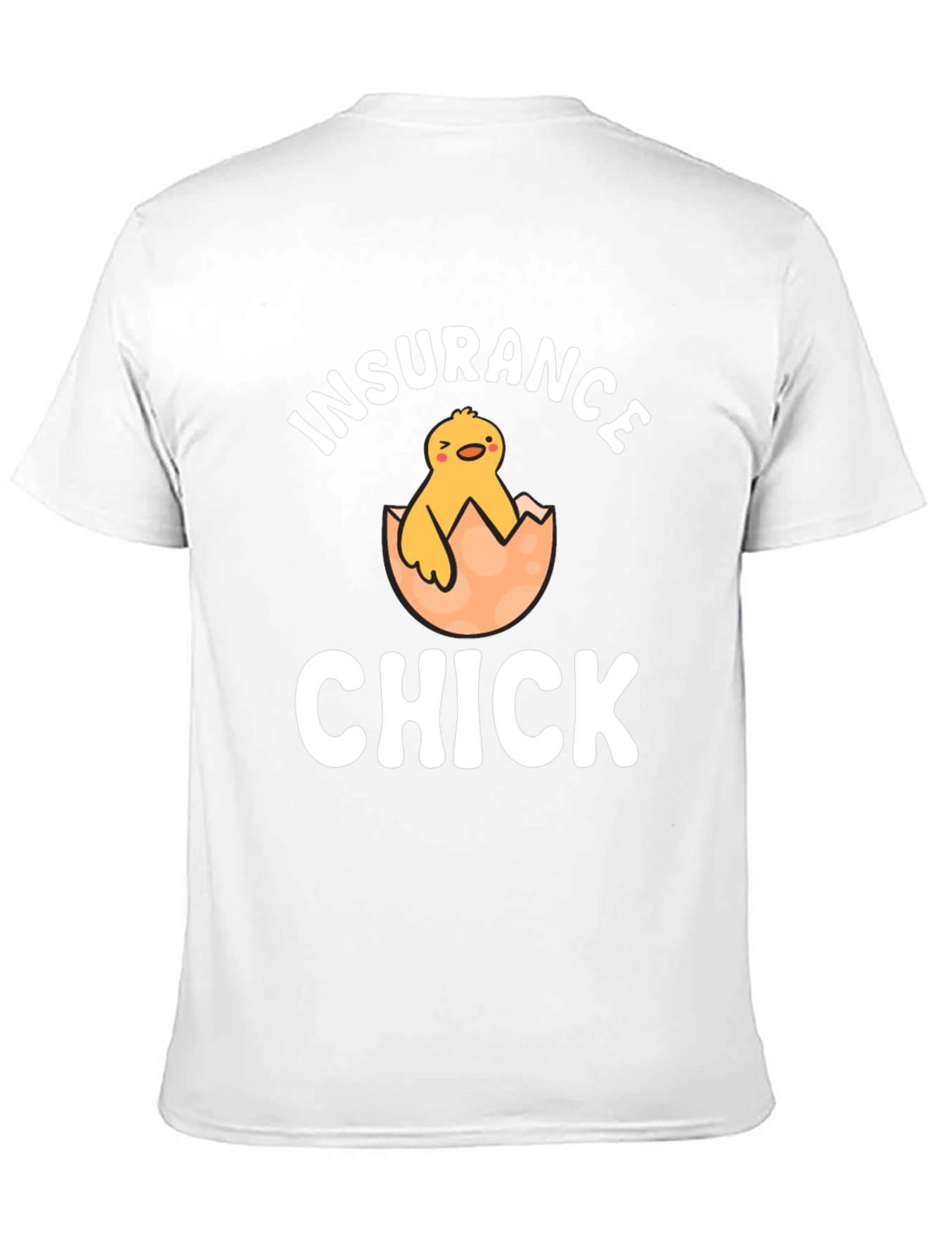 Black Insurance Chick T-Shirt - Novelty Graphic Tee view 11