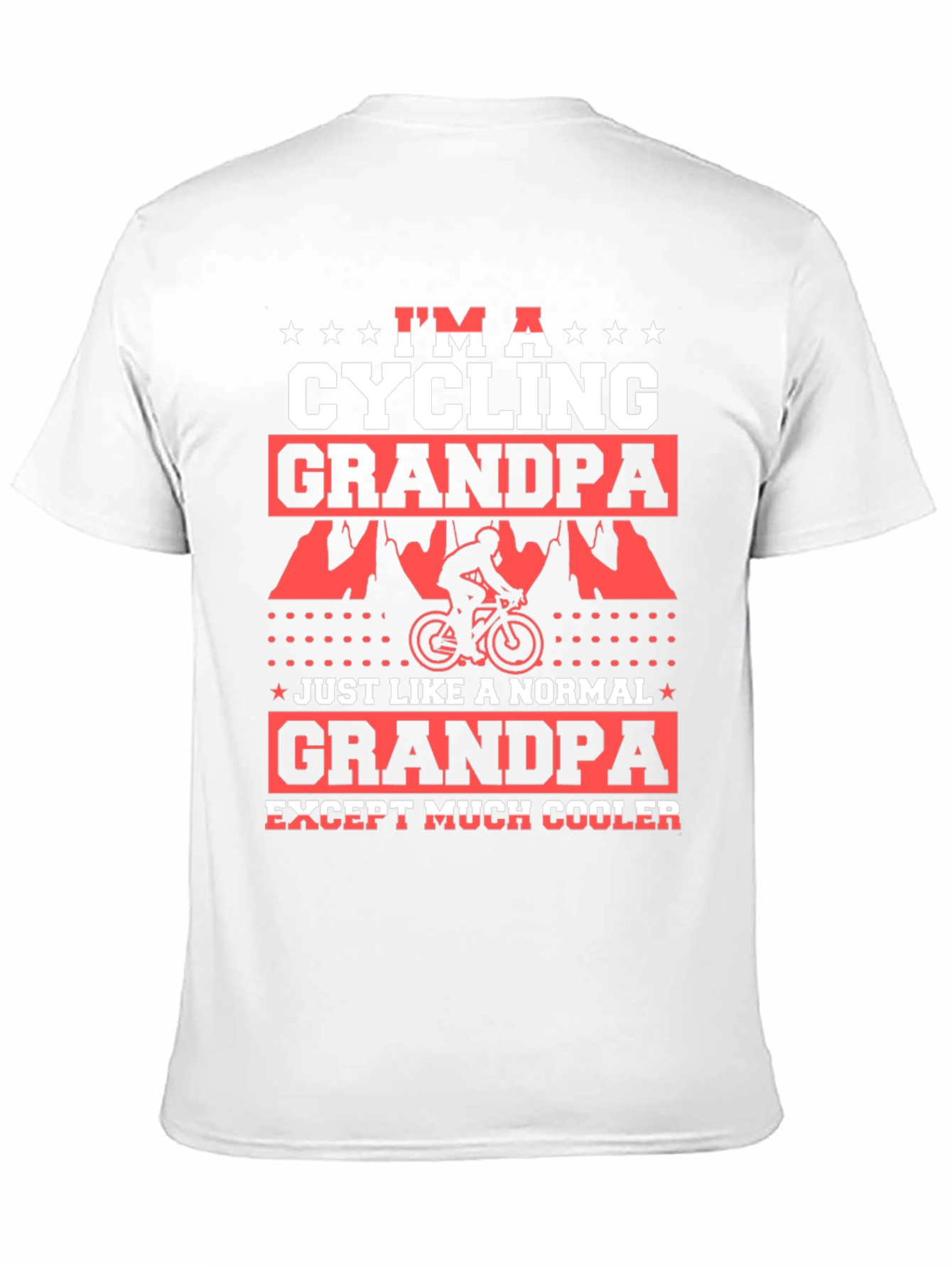 Black Cycling Grandpa T-Shirt - Cool Grandpa Tee view 11