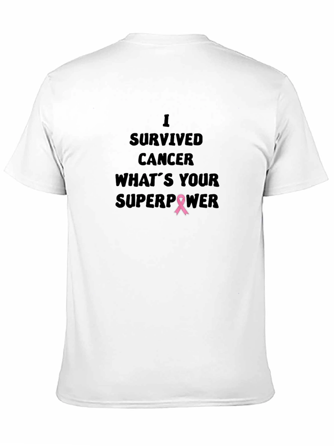 Black Cancer Survivor Tee: What's Your Superpower? view 11