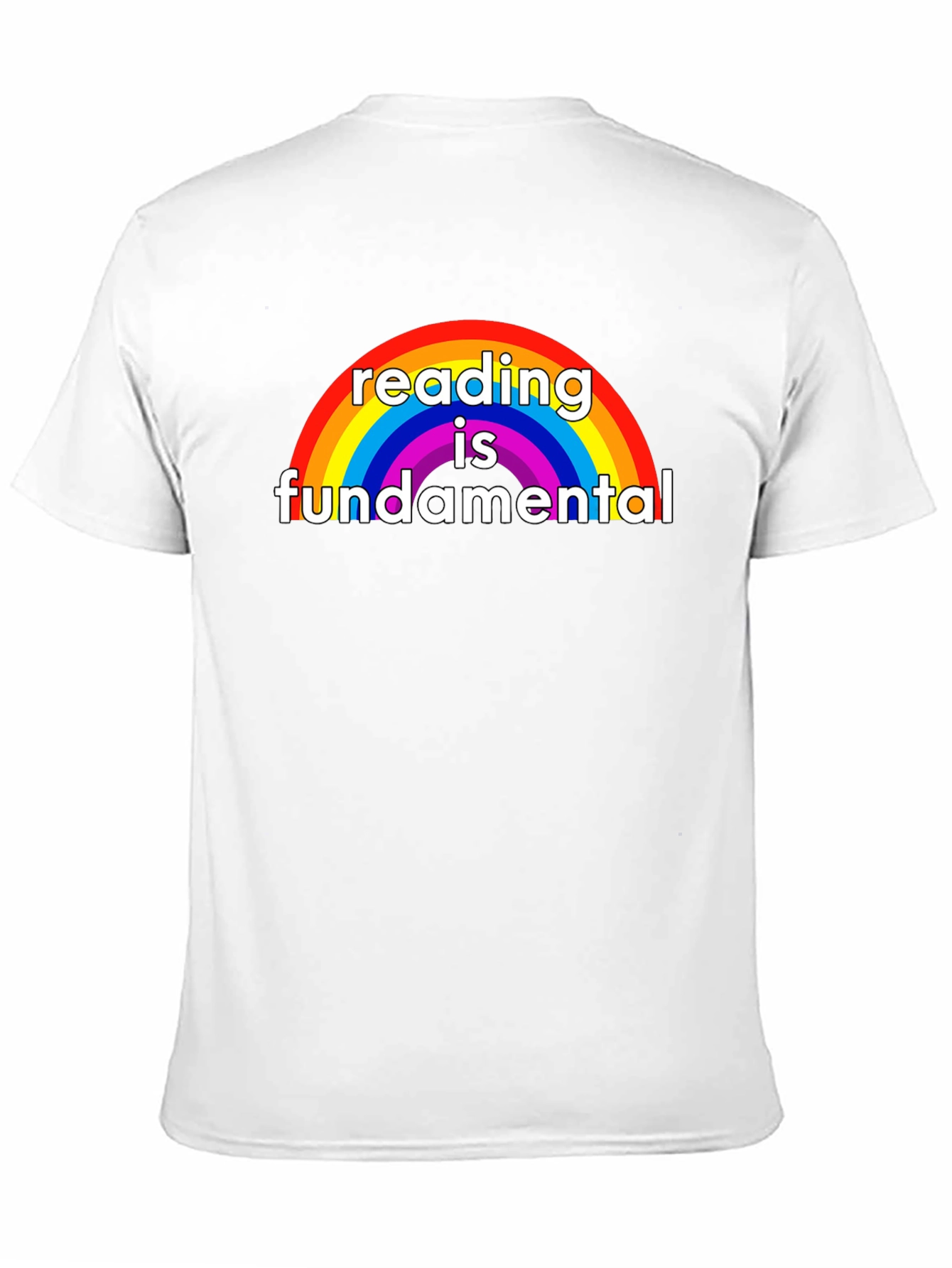 Black Reading is Fundamental Rainbow Graphic Tee view 11
