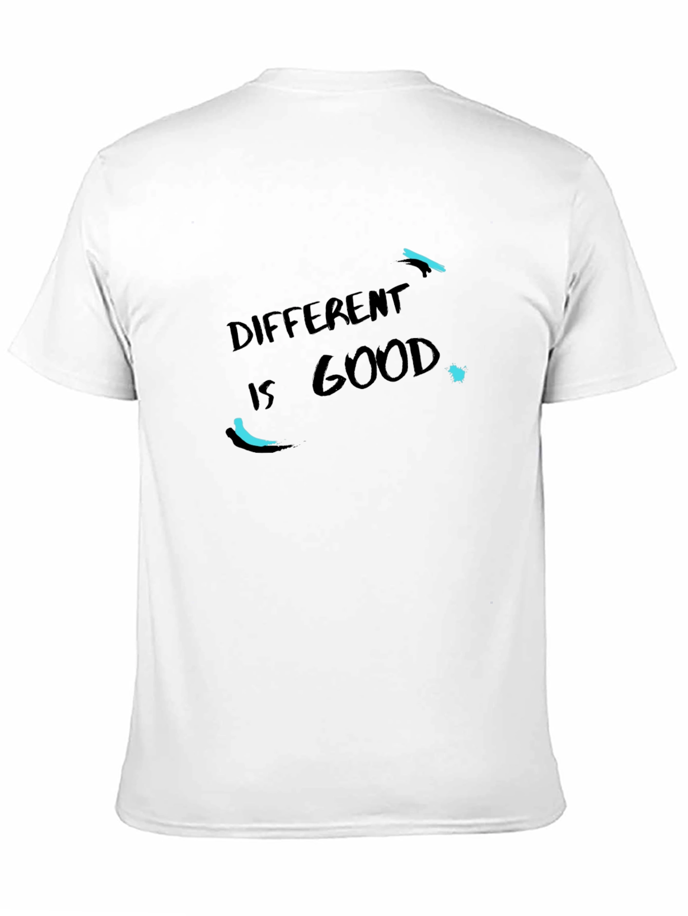 Black Different Is Good Black T-Shirt view 11