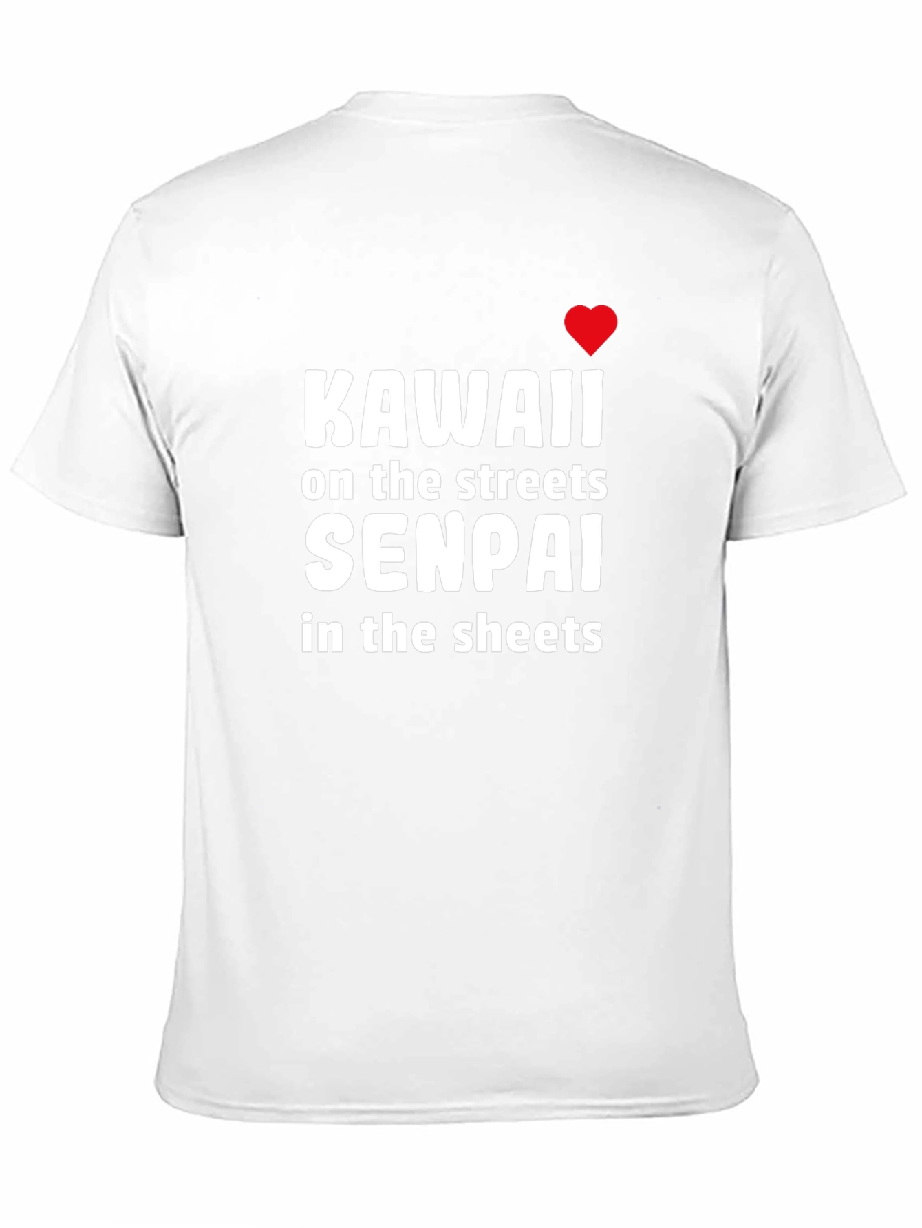 Black Kawaii Senpai Graphic Tee view 11