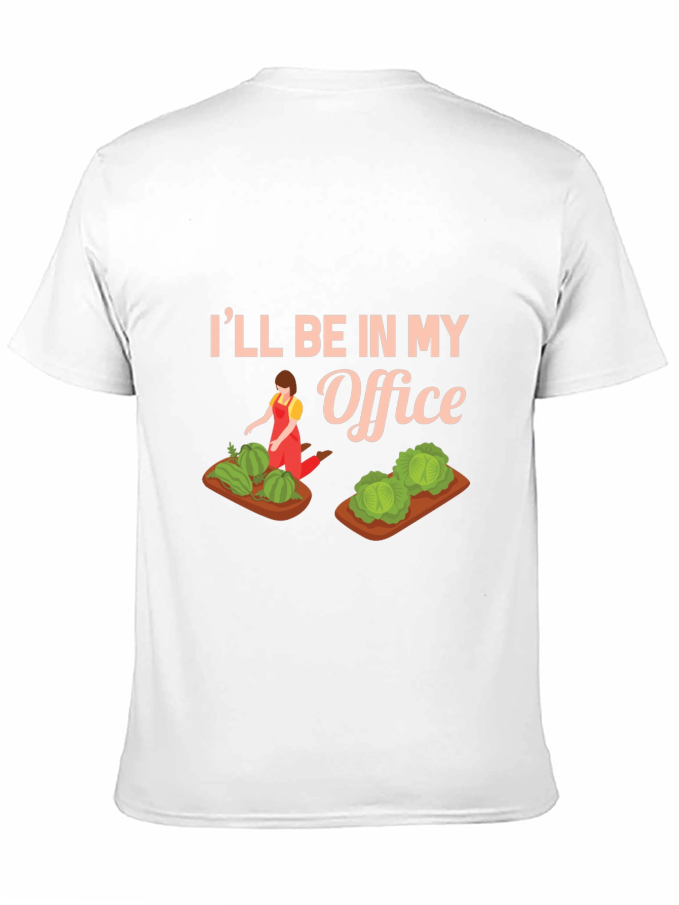 Black Gardener Office Graphic T-Shirt view 11