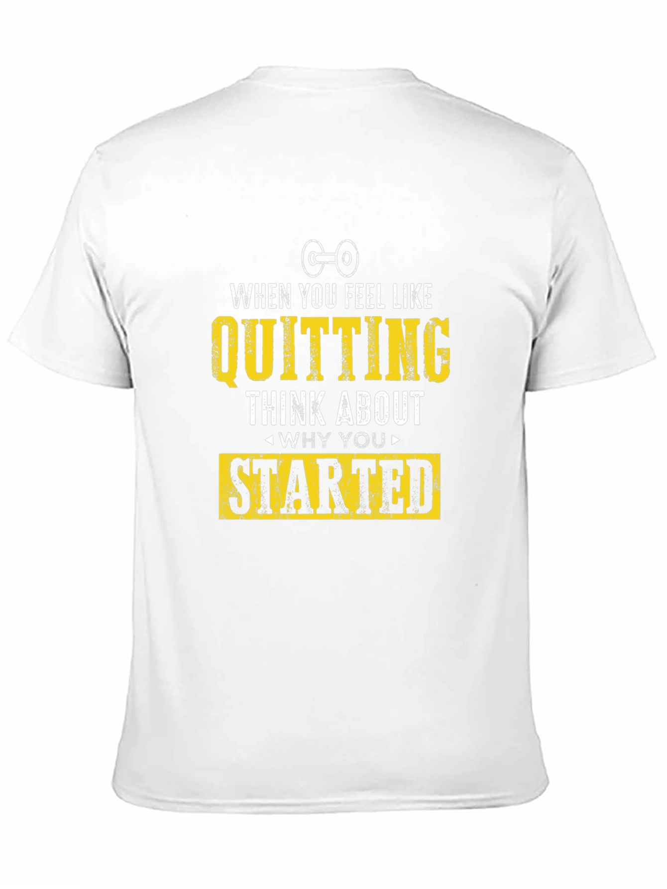 Black Motivational Workout Shirt - Never Quit view 11