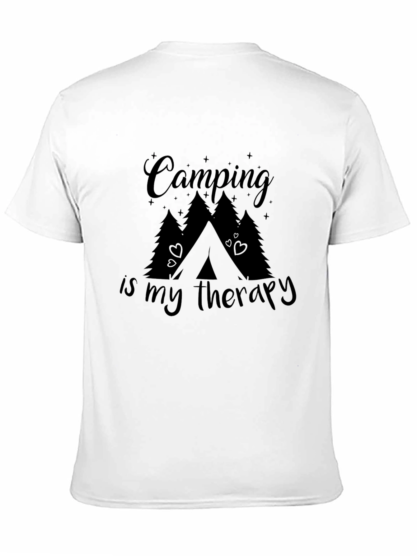 Camping is My Therapy Graphic T-Shirt - 11