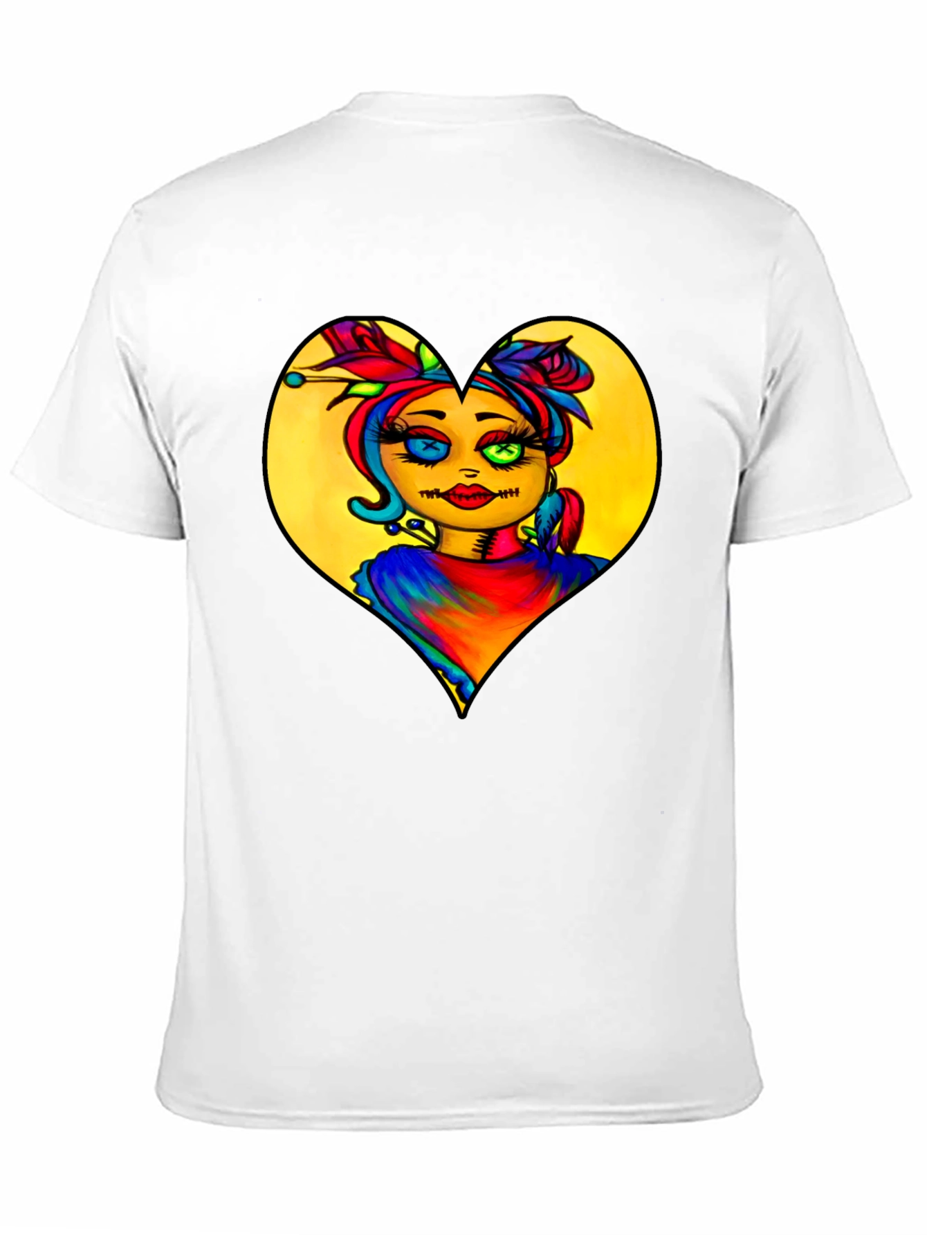 Black Heart Doll Graphic T-Shirt view 11