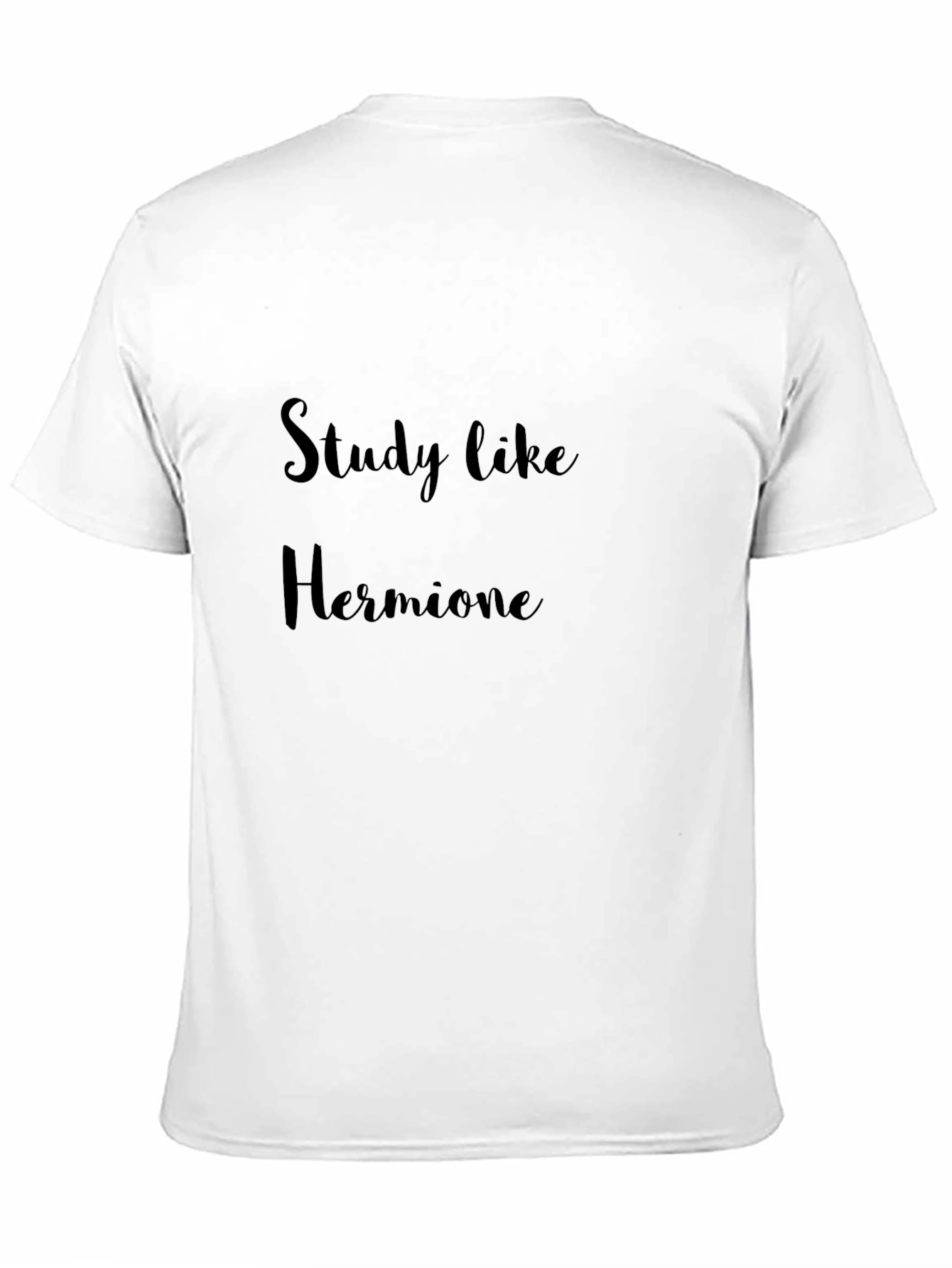 Black Study Like Hermione T-Shirt - Black Cotton Tee view 11