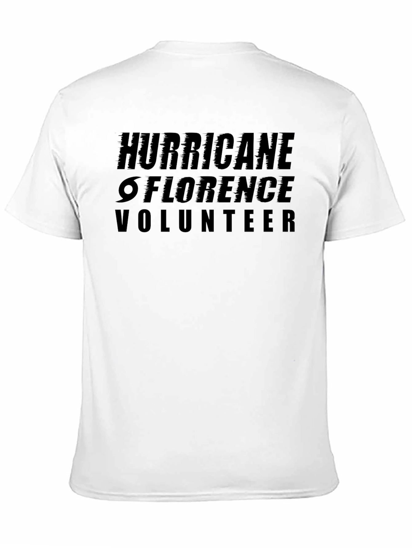 Hurricane Florence Volunteer Black T-Shirt - 11
