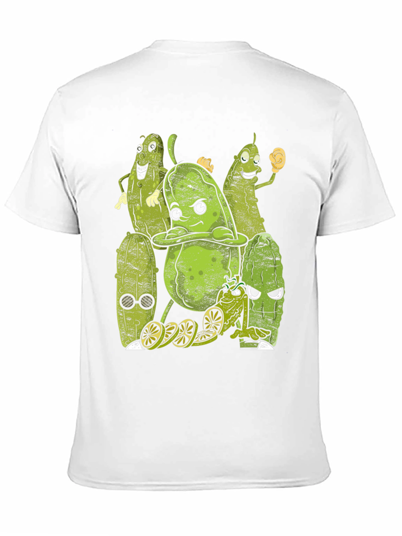 Black Pickle Squad Graphic T-Shirt - Black Cotton Tee view 11