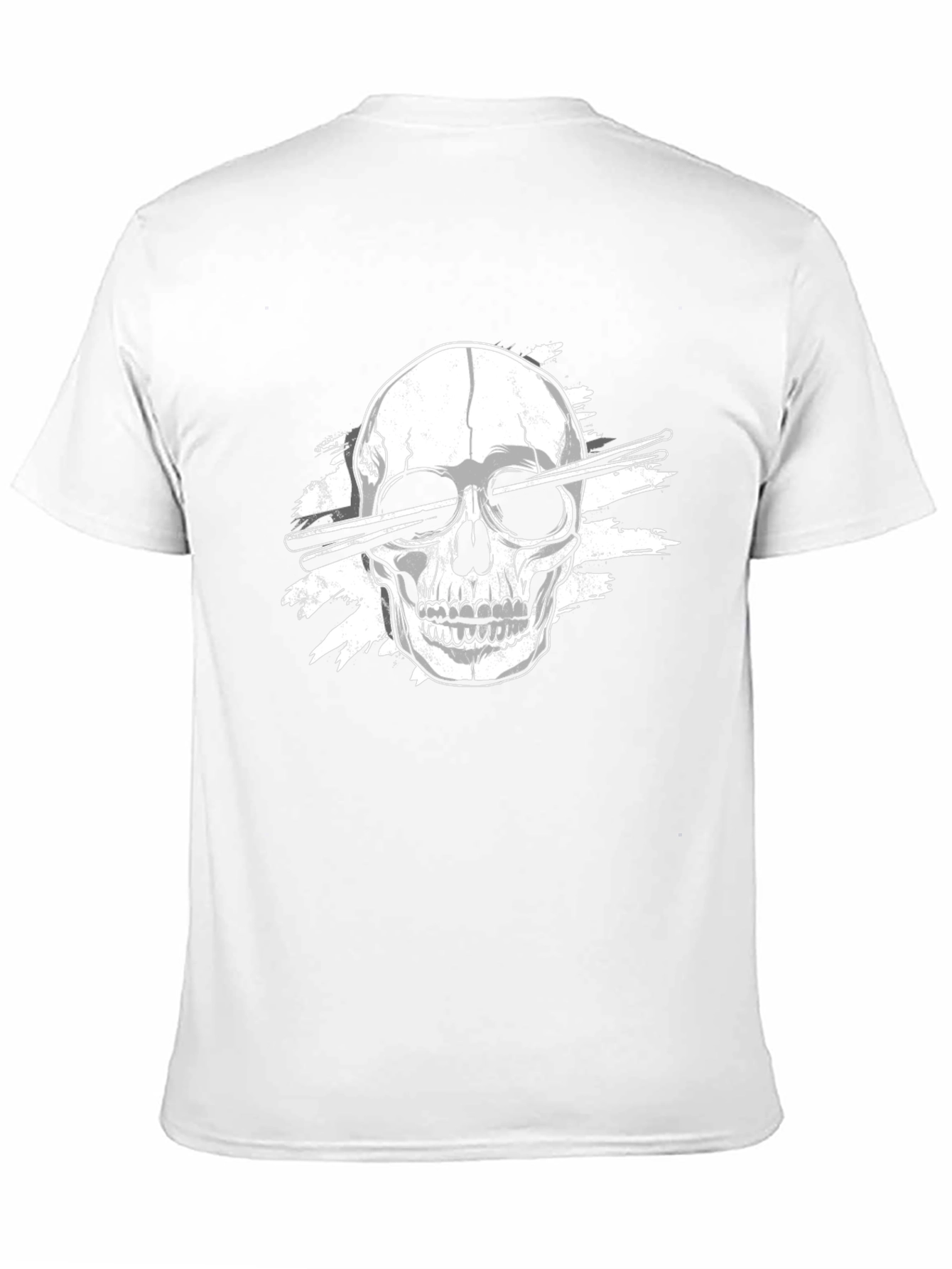 Black Skull Drummer T-Shirt - Rock On! view 11