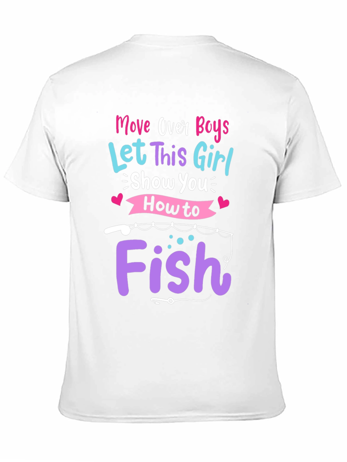Black Move Over Boys Fishing T-Shirt view 11