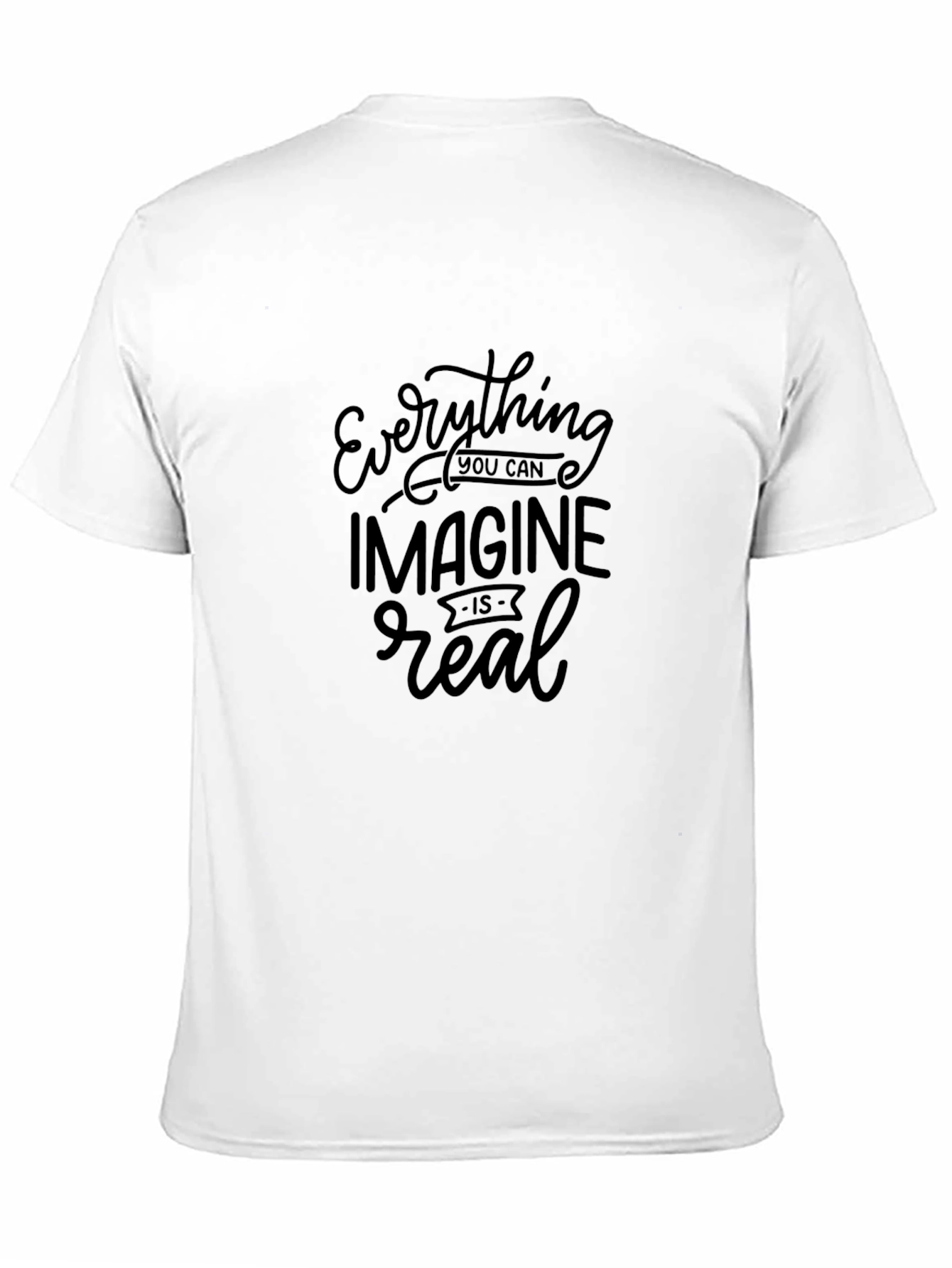 Imagine Real Black Graphic Tee - 11