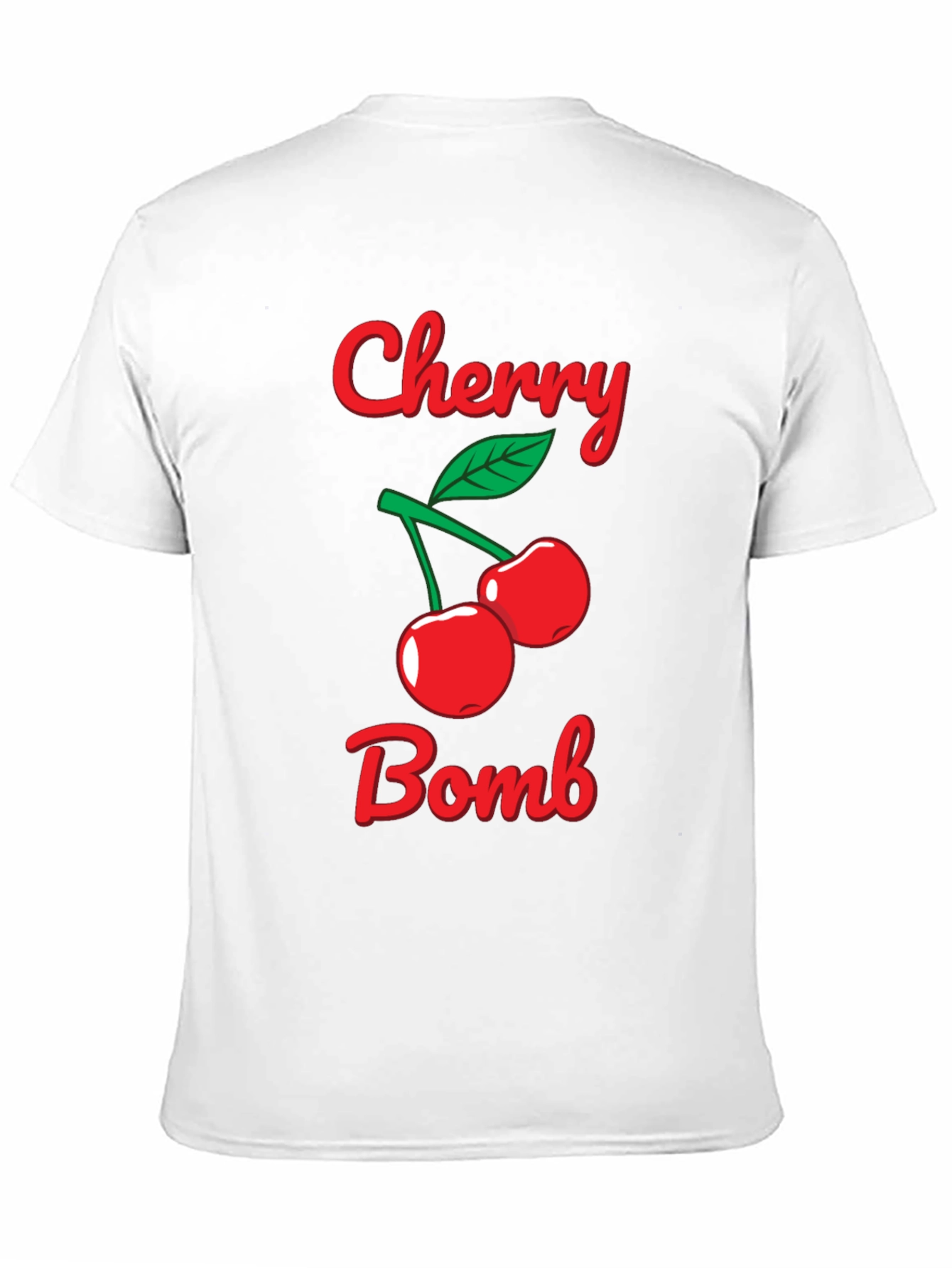 Black Cherry Bomb Graphic Tee - Black Cotton T-Shirt view 11