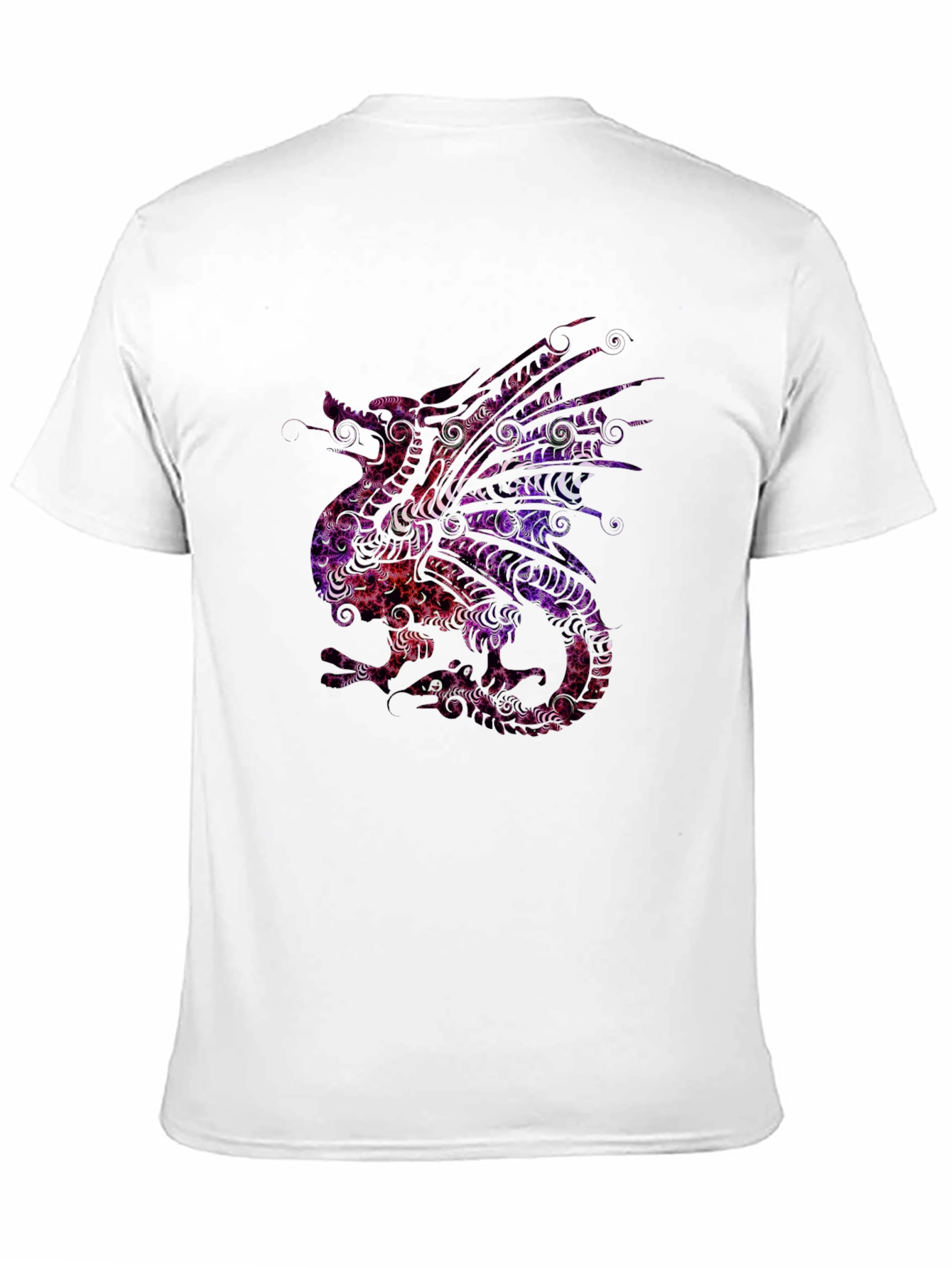 Black Dragon Graphic Tee - Unique Pattern Design view 11