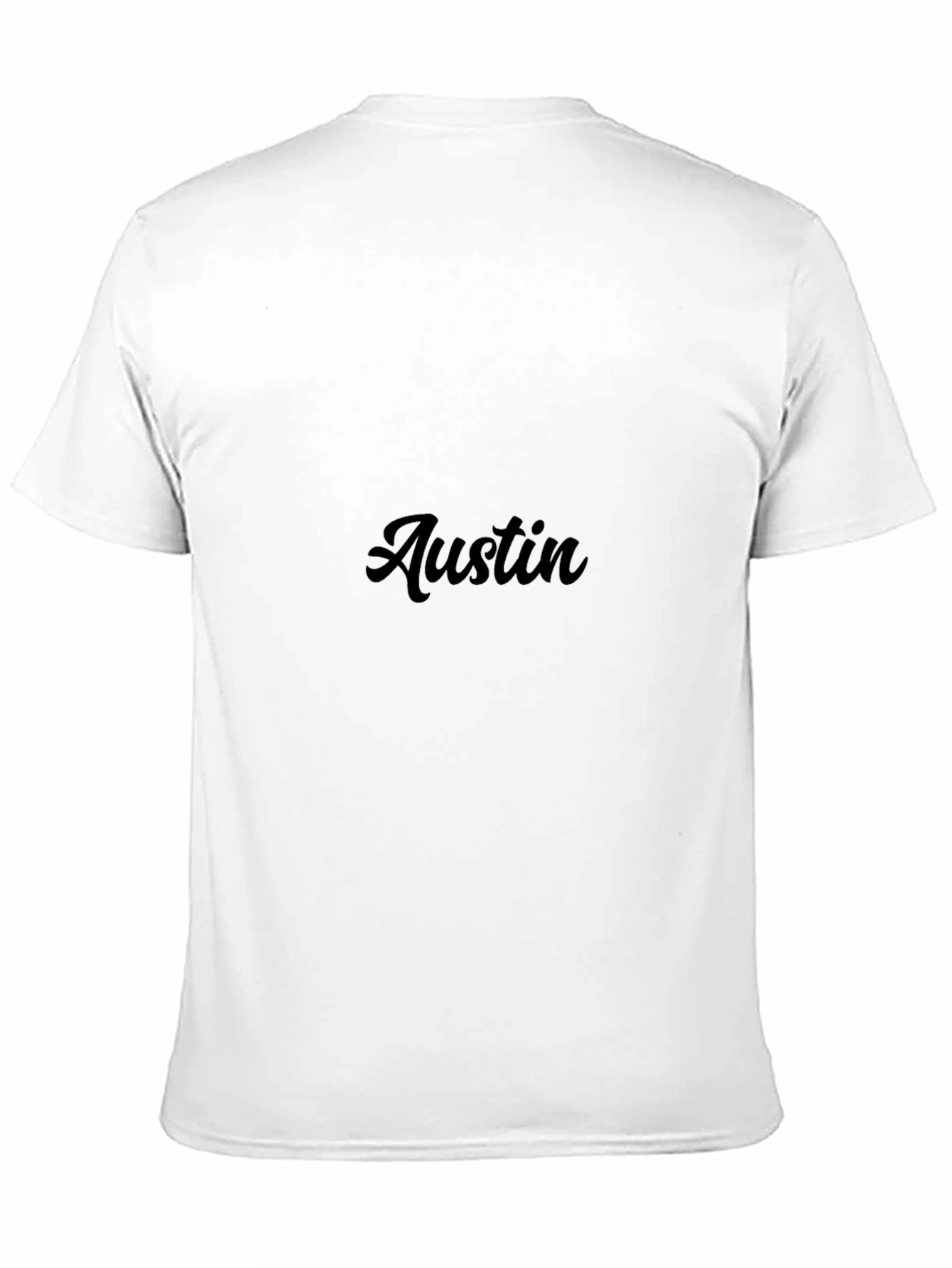 Austin Script Black T-Shirt - 11