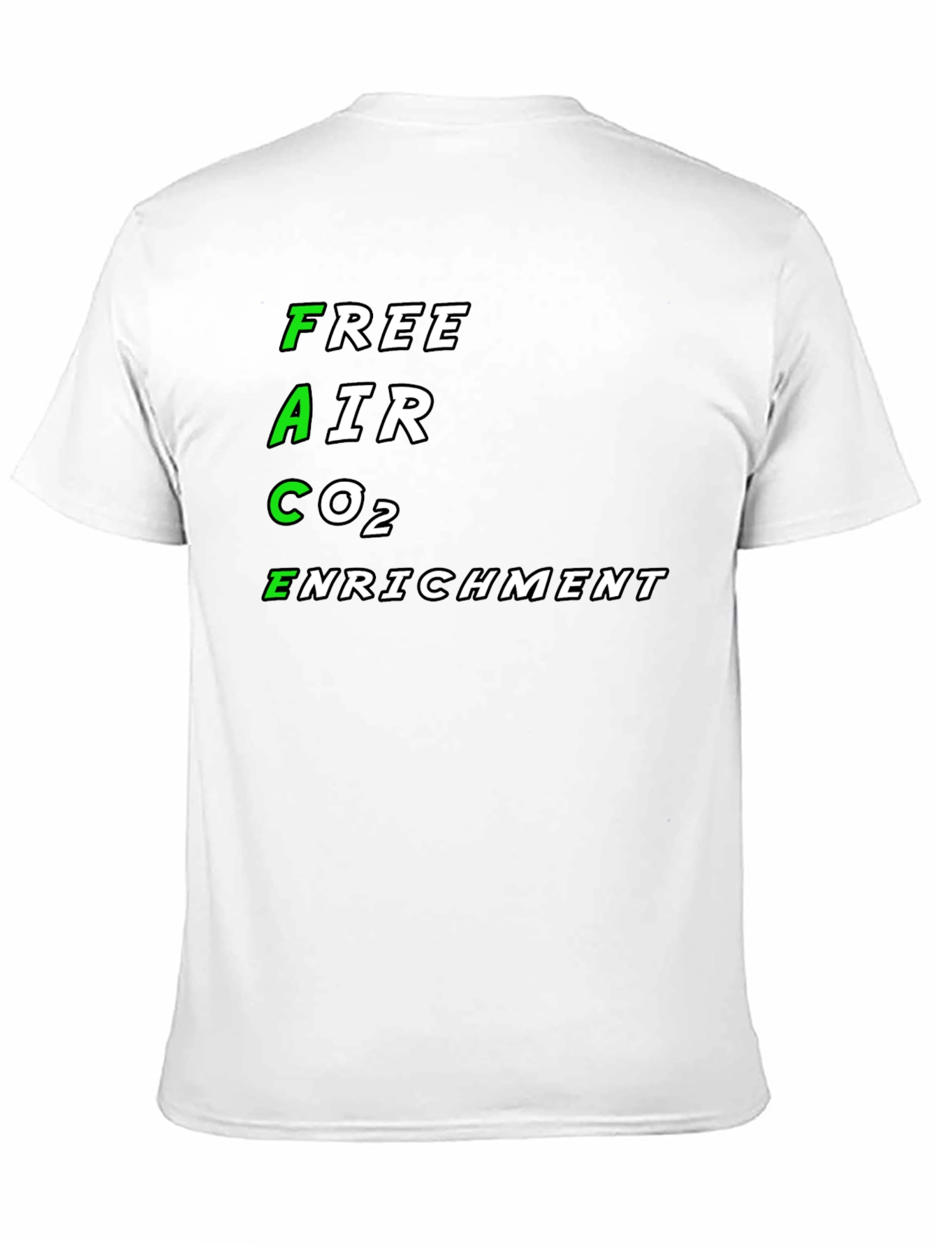 Black Free Air CO2 Enrichment Graphic Tee view 11