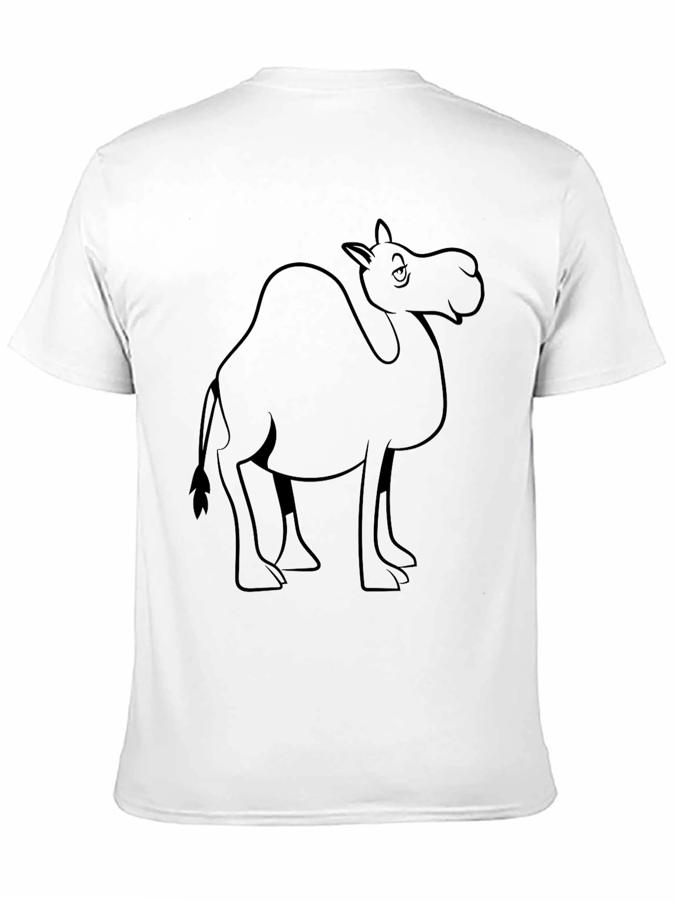 Black Camel Graphic Tee - Unisex Black T-Shirt view 11