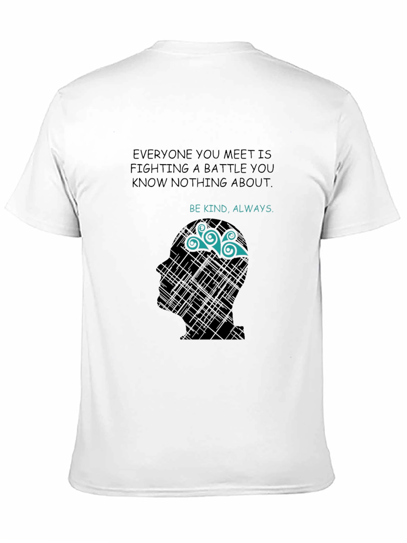 Black Kindness Quote T-Shirt - Be Kind Always view 11