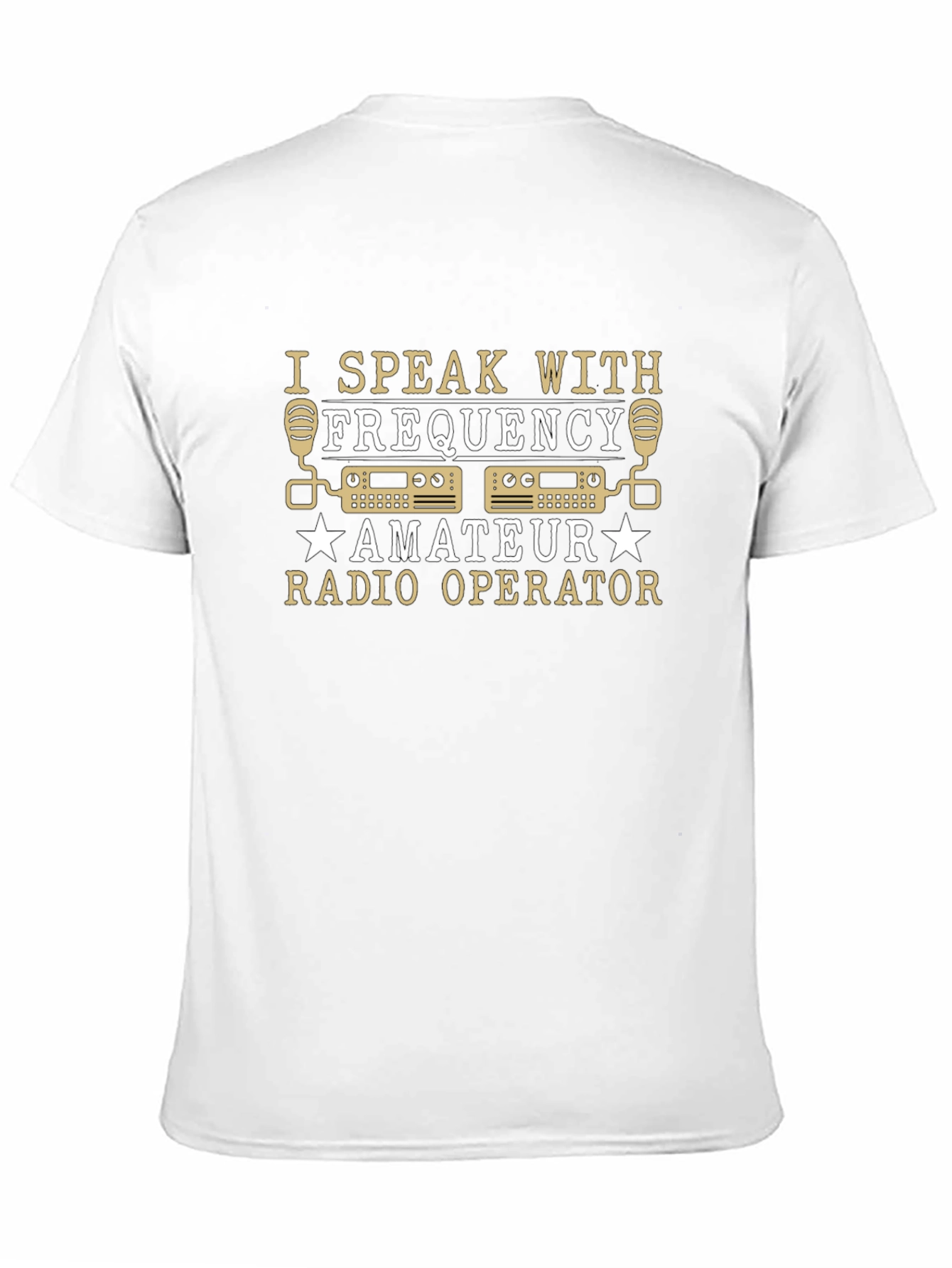 Black Amateur Radio Operator T-Shirt Speak With Frequency Ham Radio Gift view 11