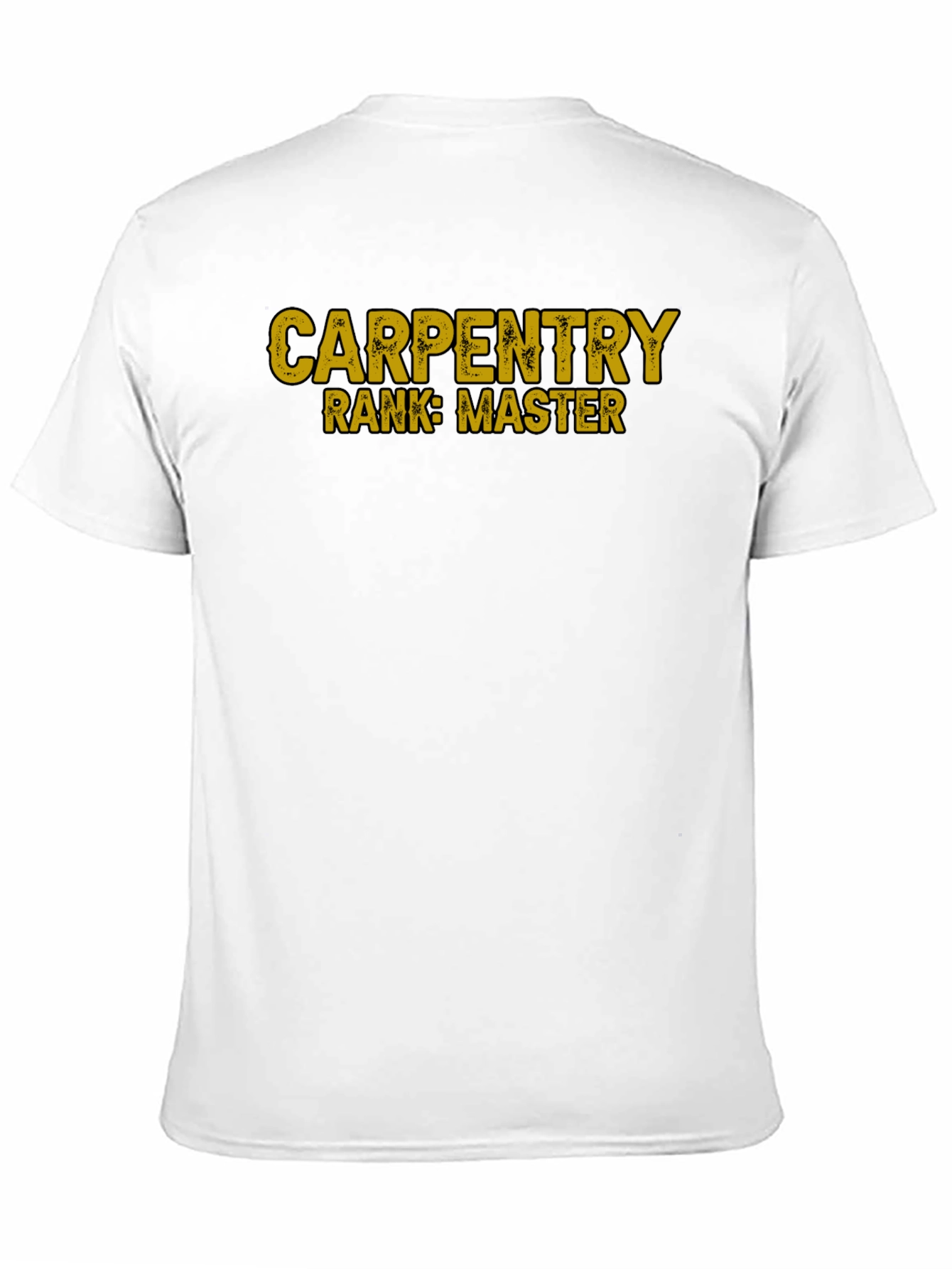 Black Carpentry Master Rank T-Shirt view 11
