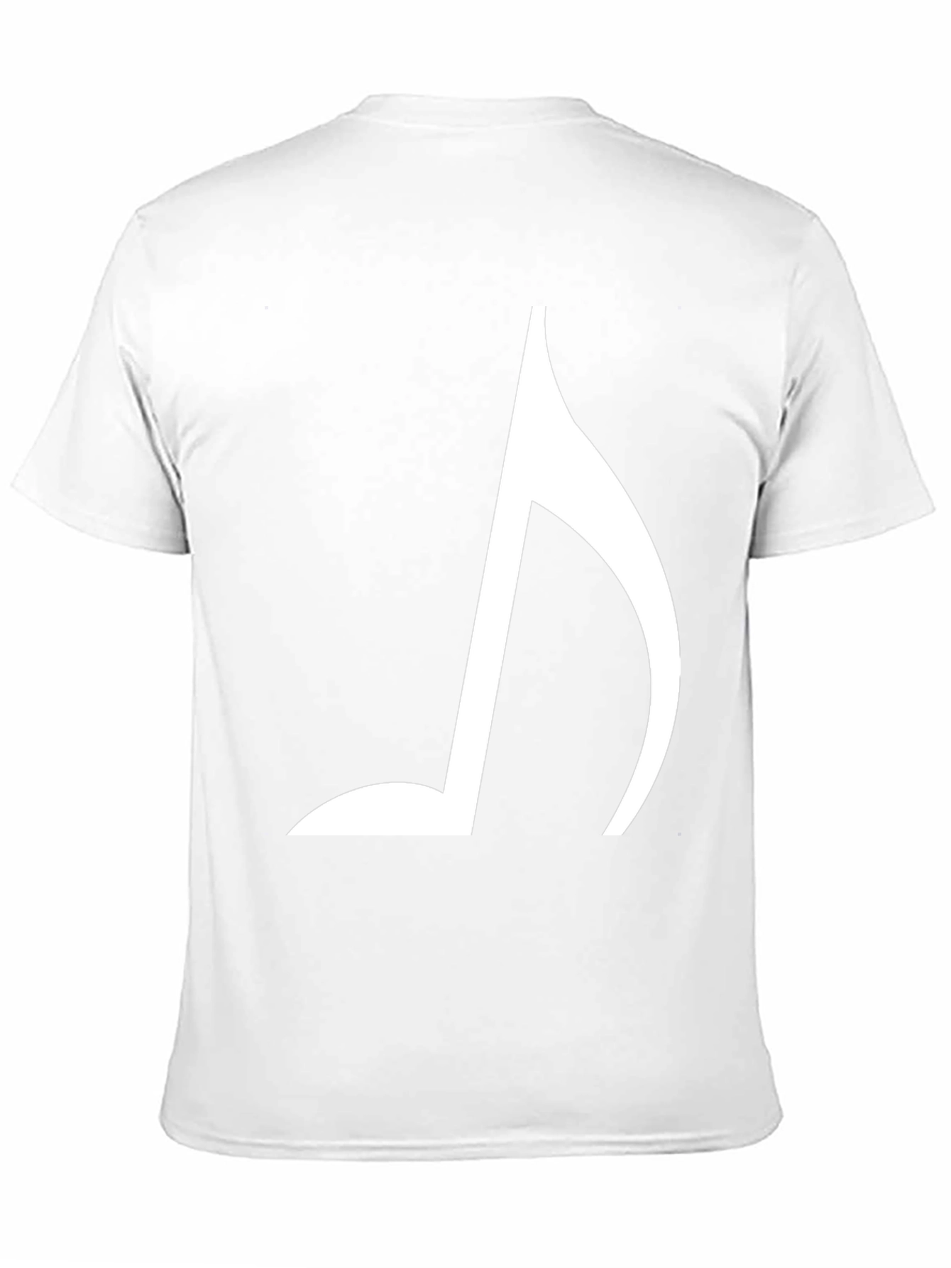 Black Musical Note Graphic Tee - Black Cotton Blend Shirt view 11
