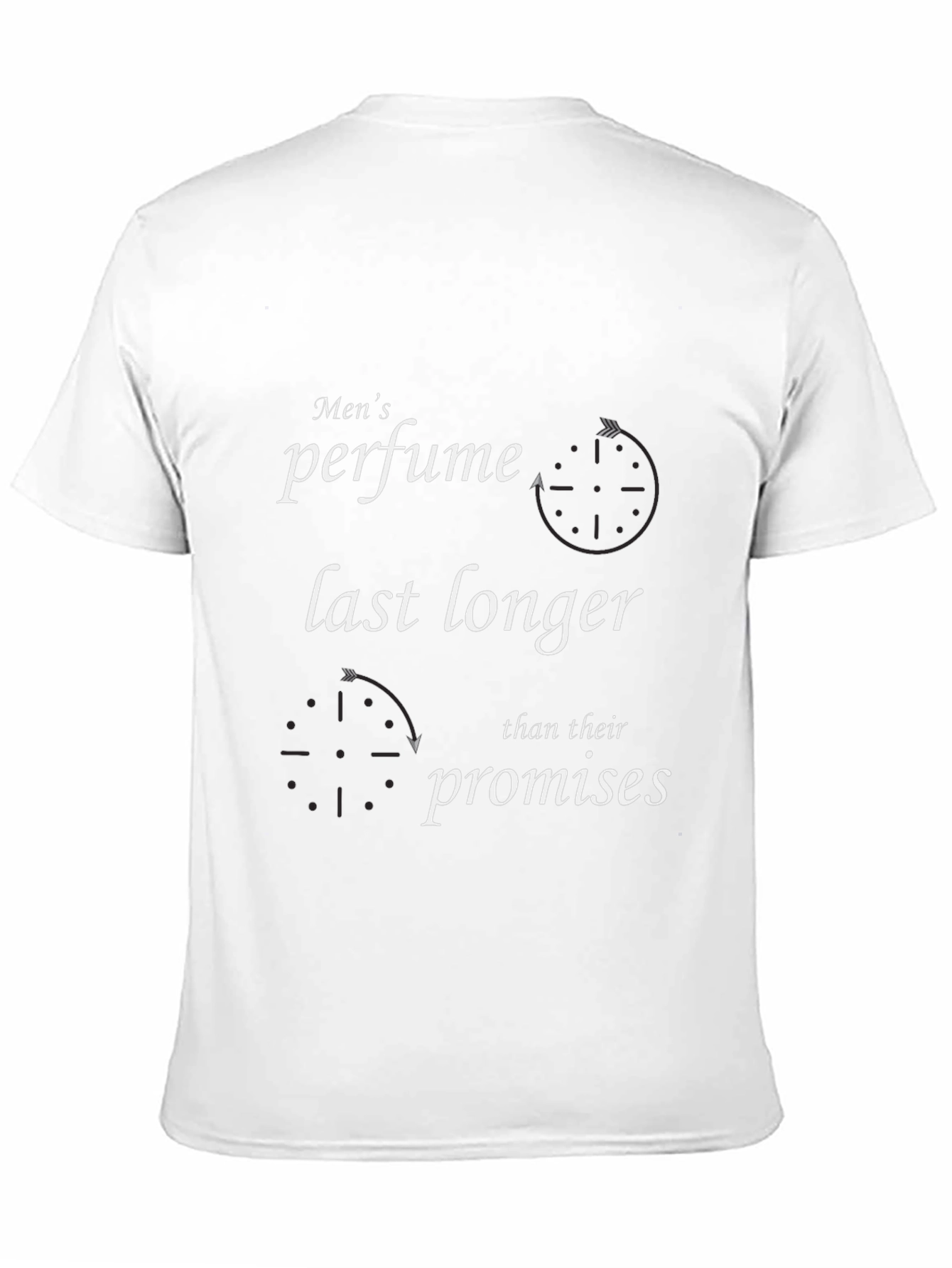 Black Men's Perfume Promises T-Shirt view 11