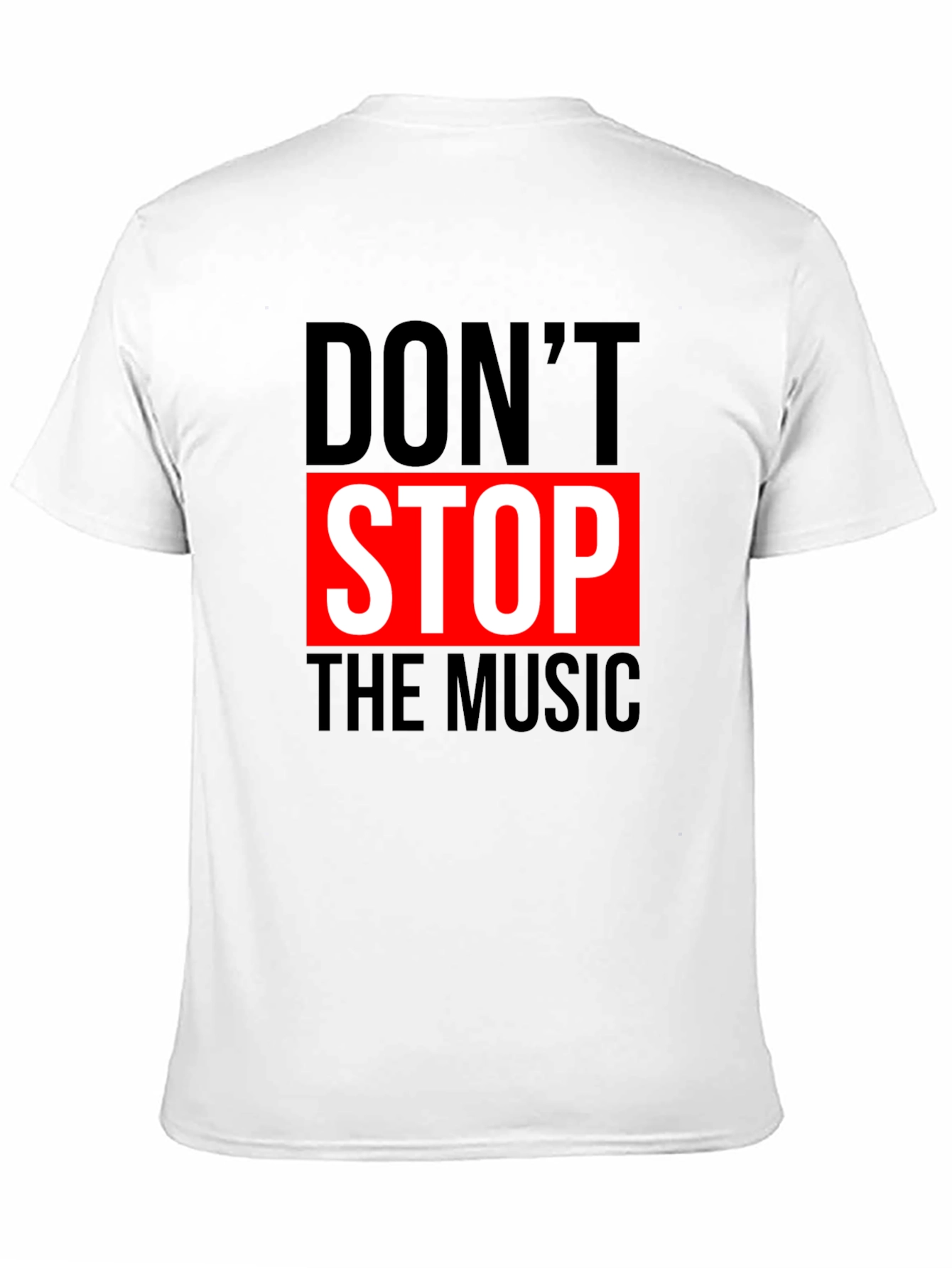 Black Don't Stop the Music Graphic T-Shirt view 11