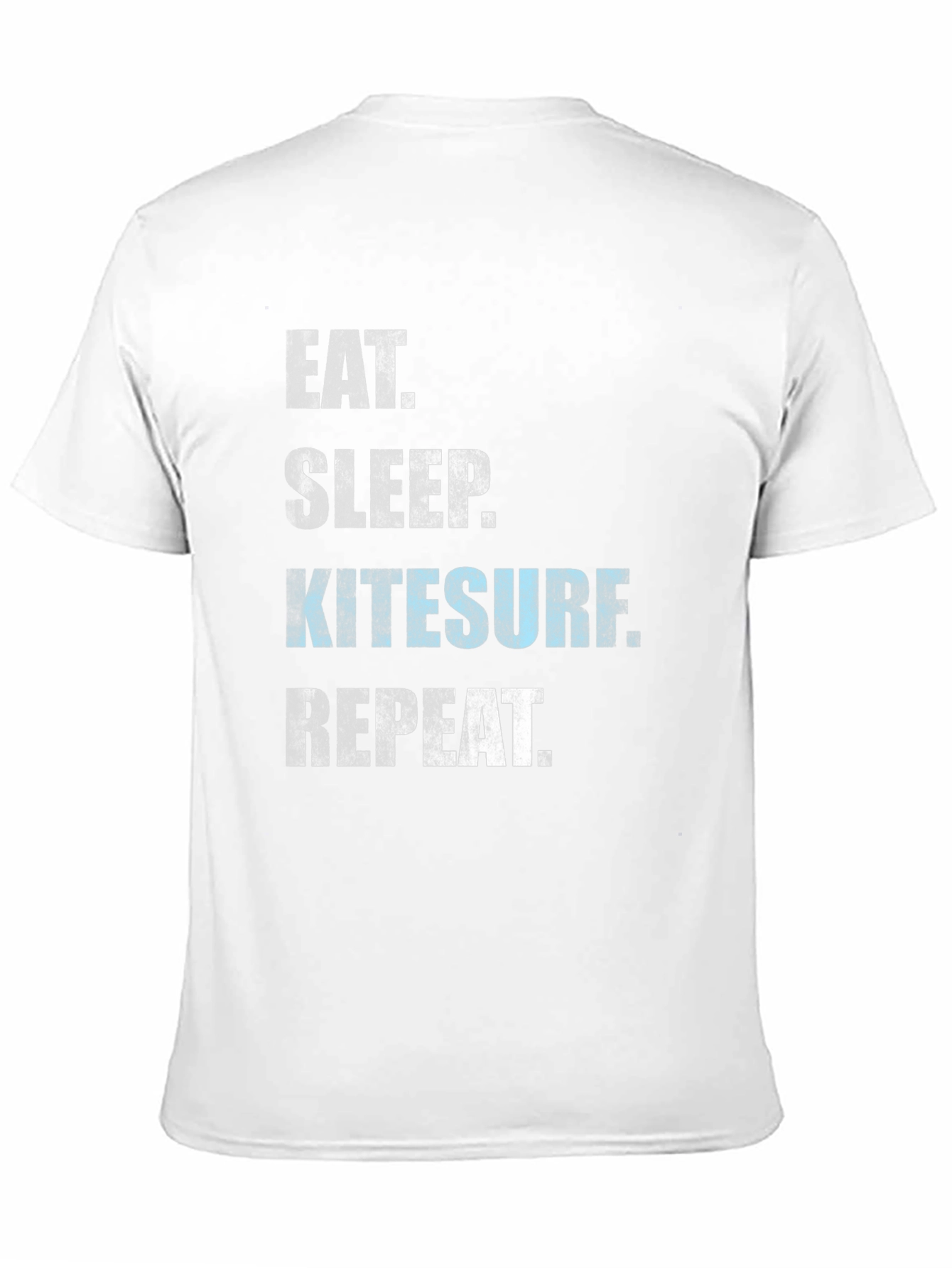 Black Eat Sleep Kitesurf Repeat T-Shirt view 11