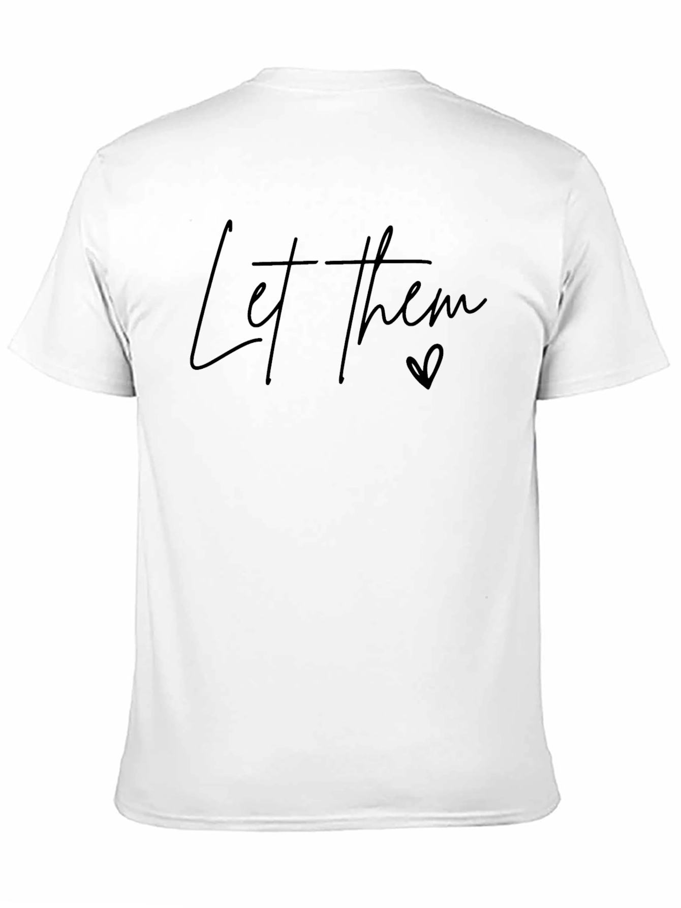 Black Let Them Black T-Shirt - Stylish Casual Wear view 11