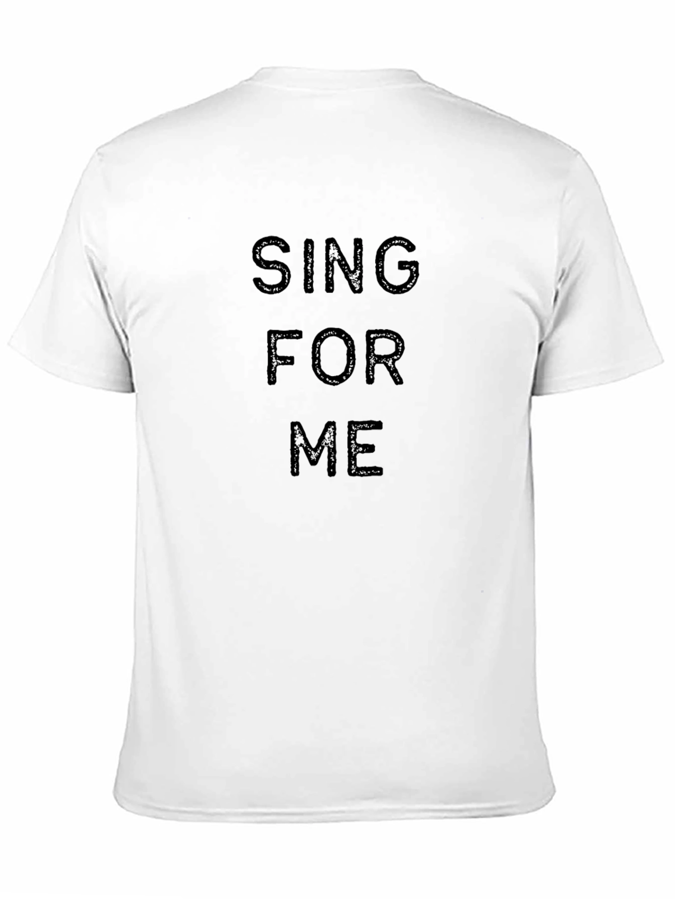 Black Sing For Me Graphic Black T-Shirt view 11