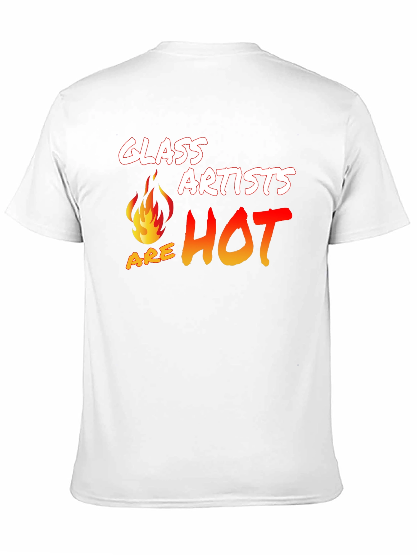 Black Glass Artists Are Hot T-Shirt view 11