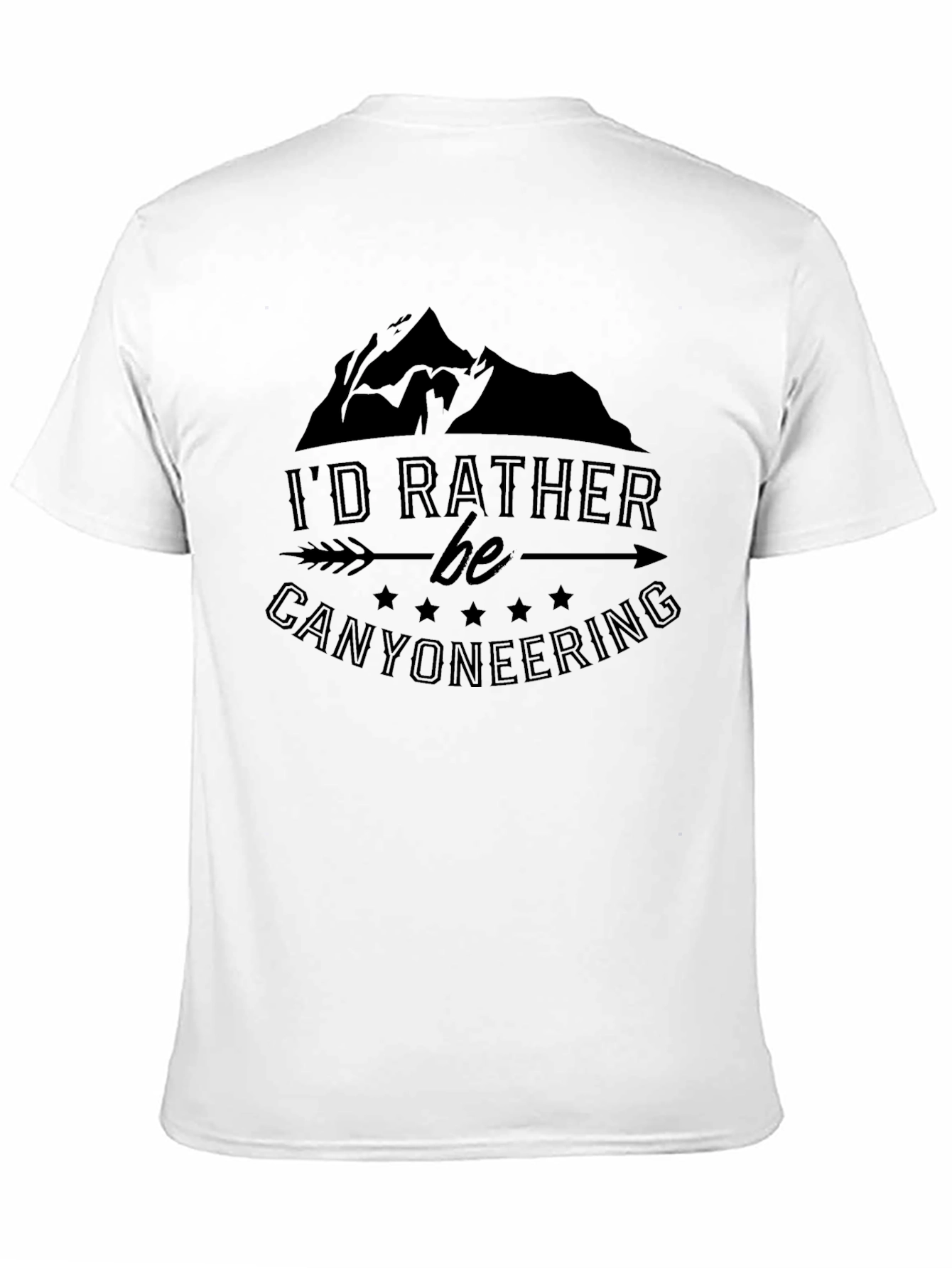 Black Canyoneering T-Shirt - Adventure Awaits! view 11