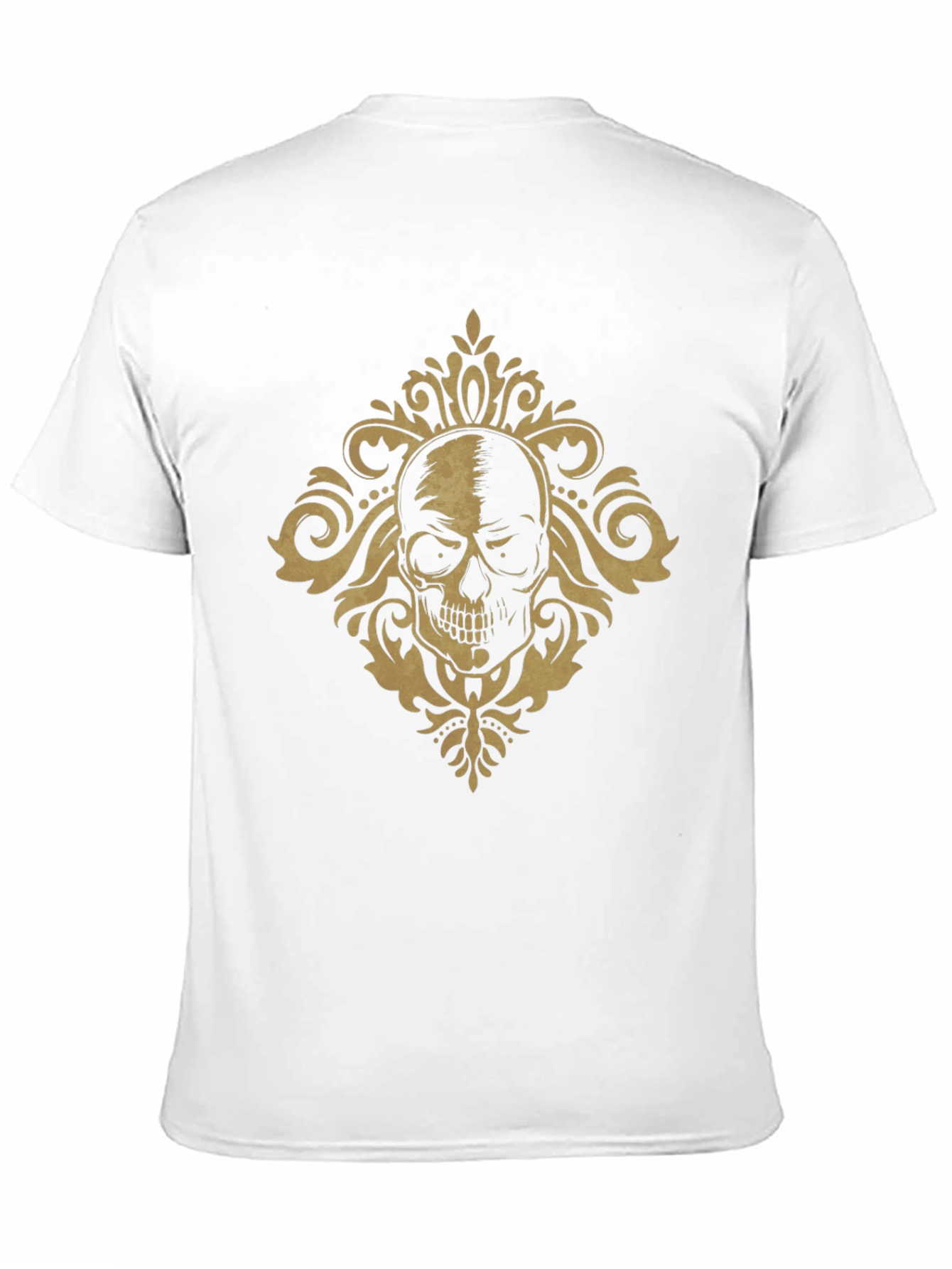 Skull Motif Tee - Gothic Style - 11