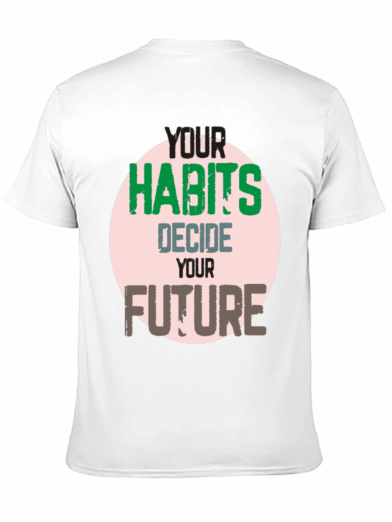 Black Habits Decide Future Graphic Tee - Black view 11