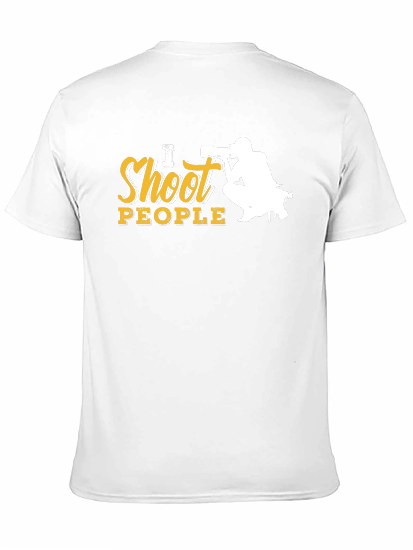 Black I Shoot People Photographer T-Shirt view 11