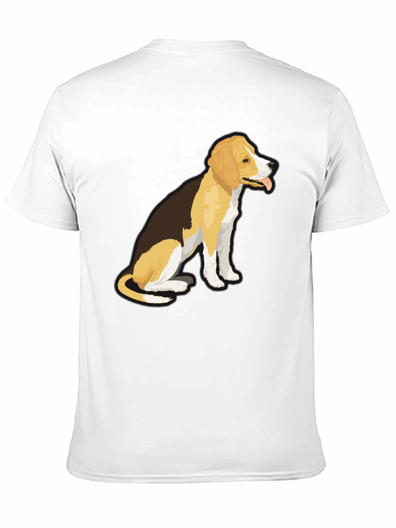 Black Dog Graphic T-Shirt - Black, Casual Wear view 11