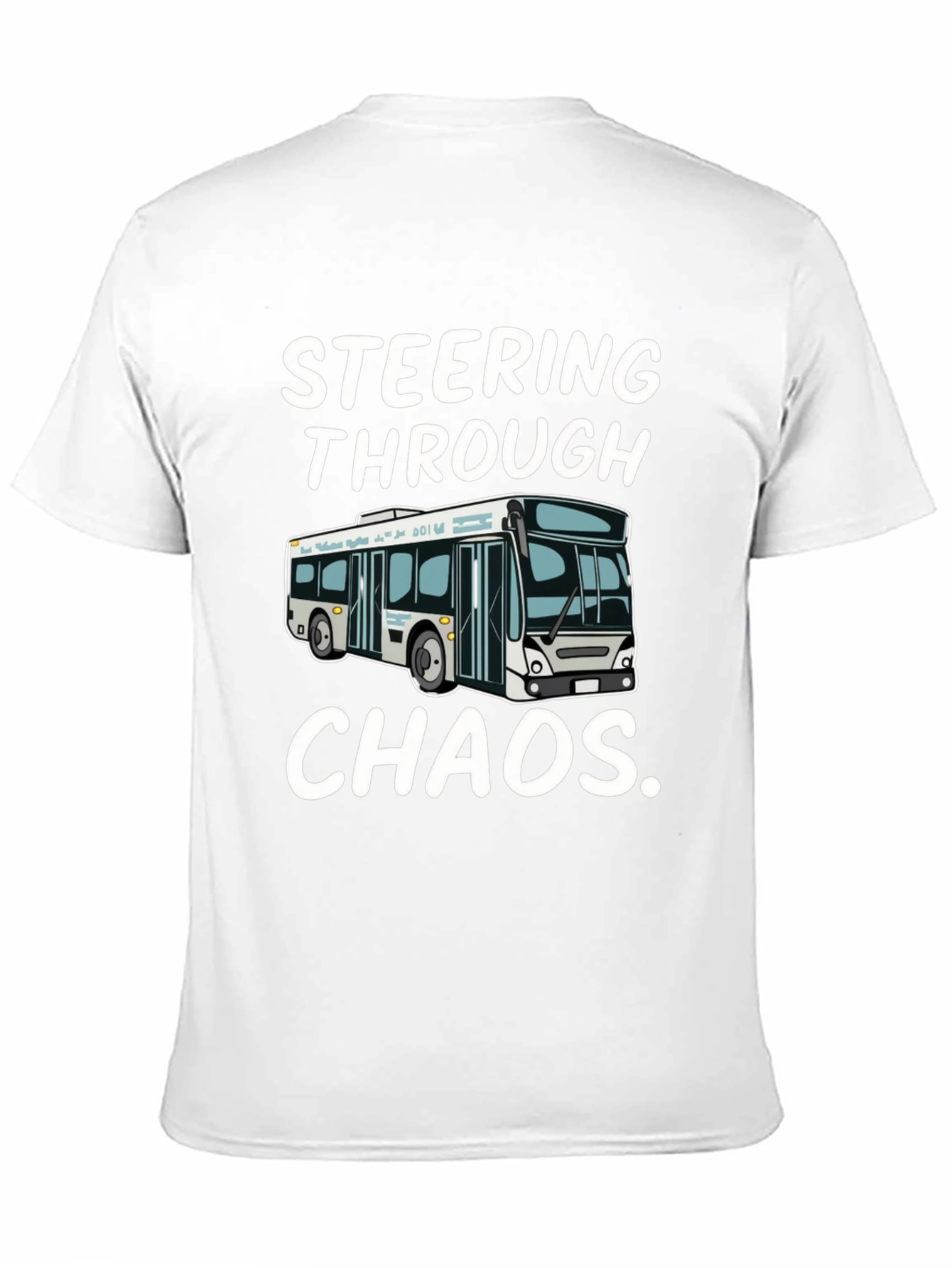 Steering Through Chaos Black Graphic T-Shirt - 11