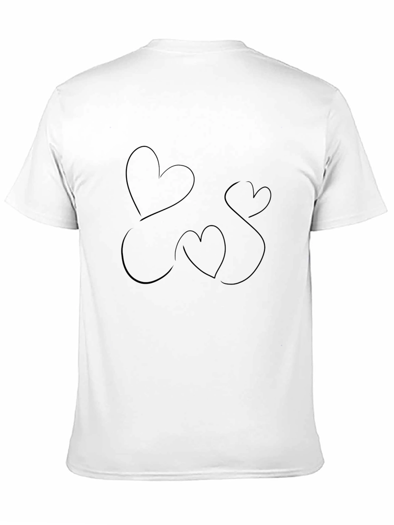 Black Heart Graphic Tee - Soft Cotton Blend view 11