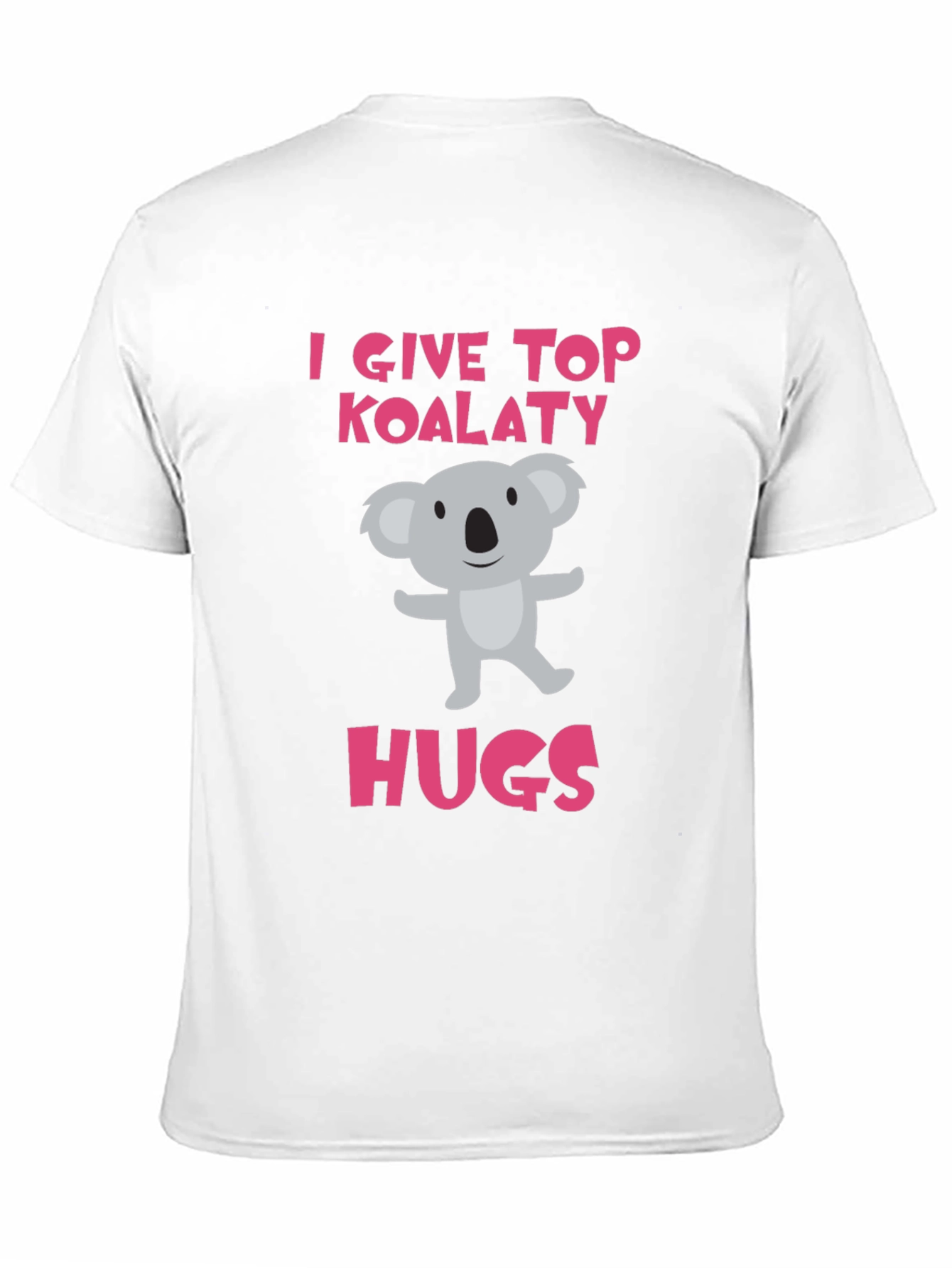 Black Koala-ty Hugs T-Shirt - Cute Animal Tee view 11