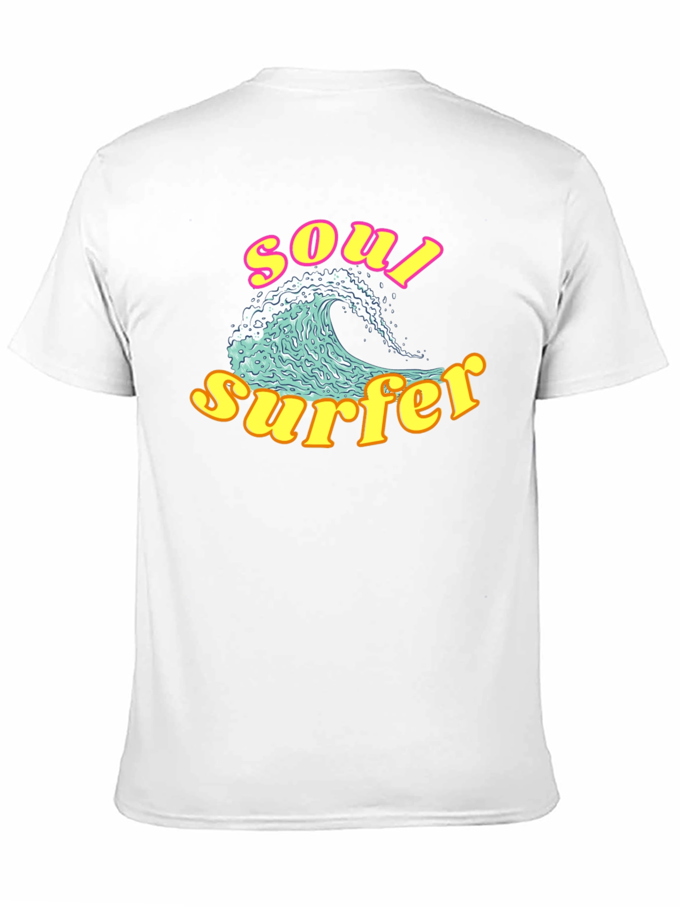 Black Soul Surfer Graphic Tee - Retro Wave Design view 11