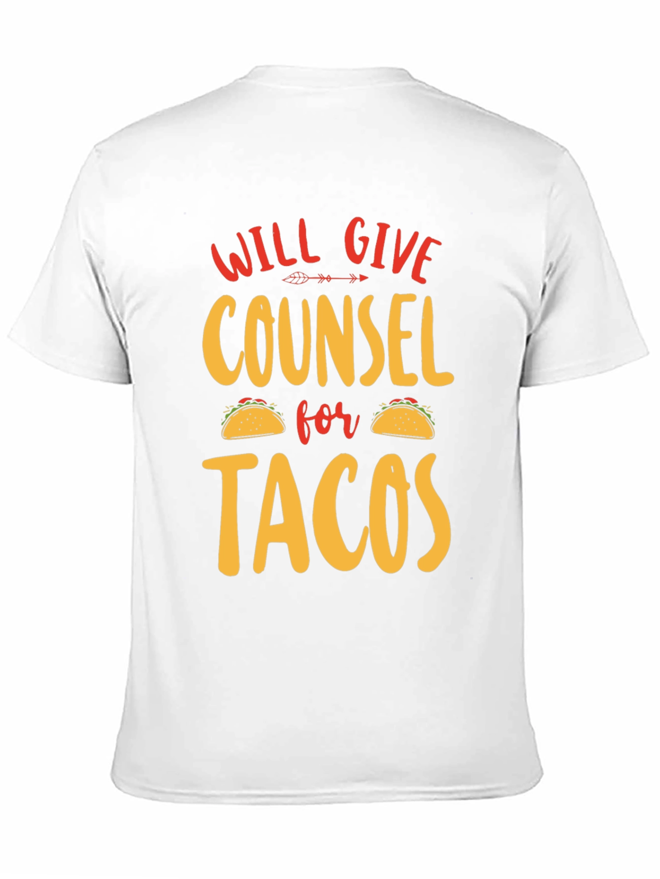 Black Counsel for Tacos Graphic T-Shirt view 11