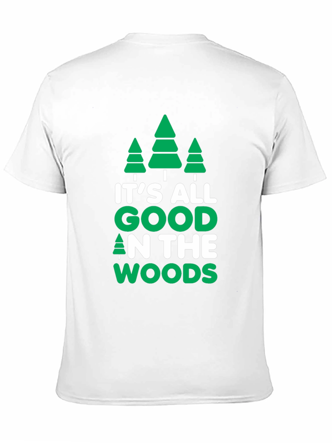 Black It's All Good in the Woods Graphic Tee view 11