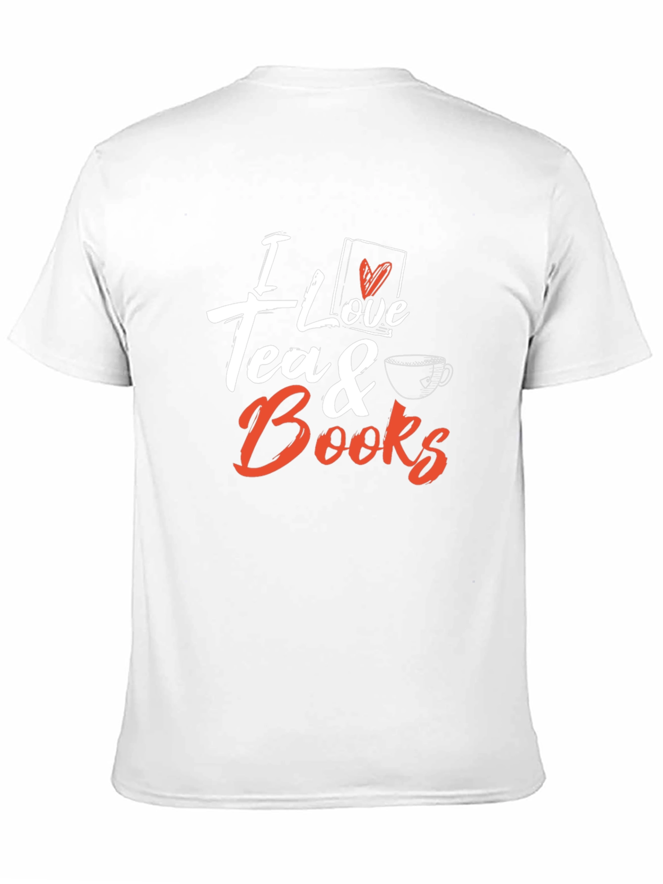 Black I Love Tea & Books Graphic T-Shirt view 11