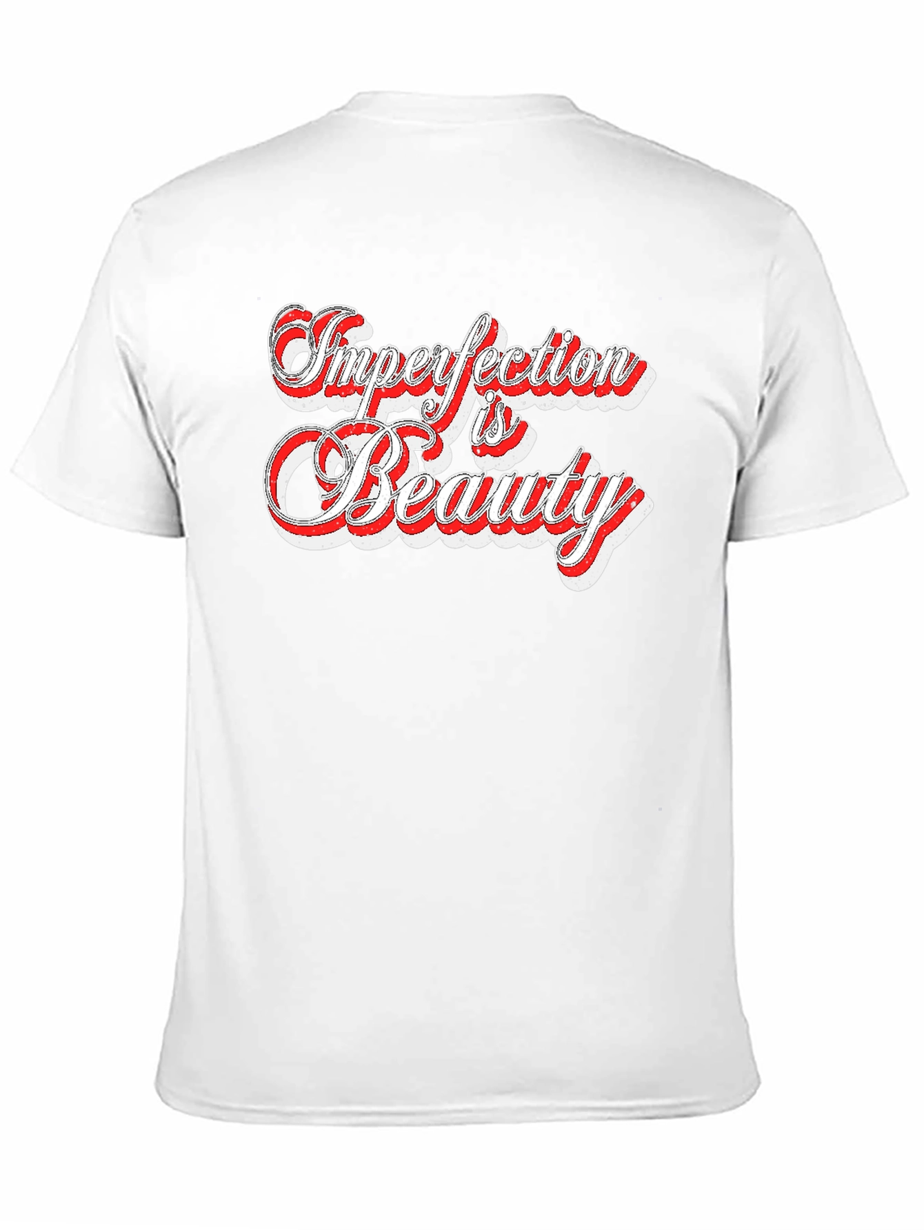 Black Imperfection is Beauty Graphic Tee - Black view 11