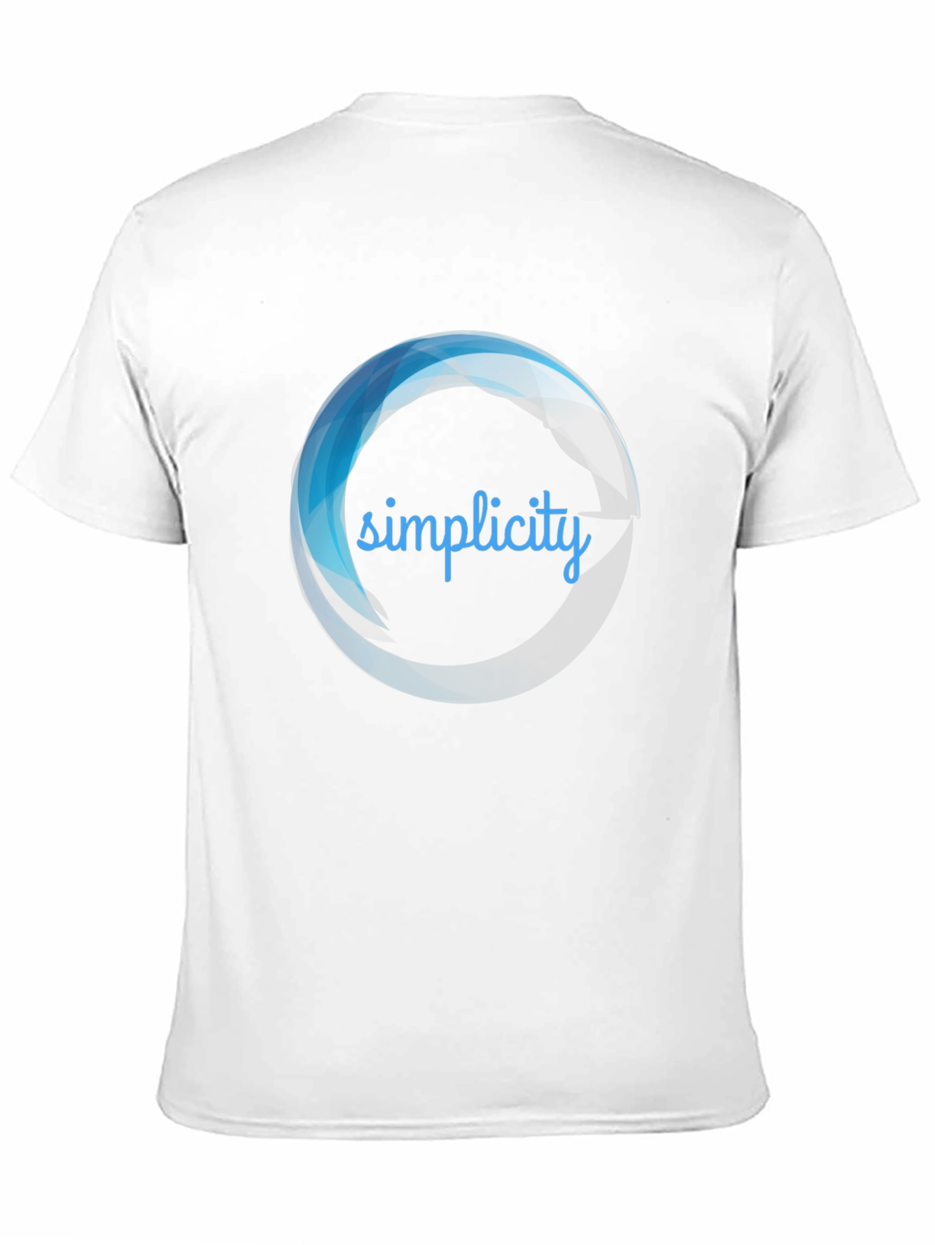 Black Simplicity Graphic Black T-Shirt for Men view 11