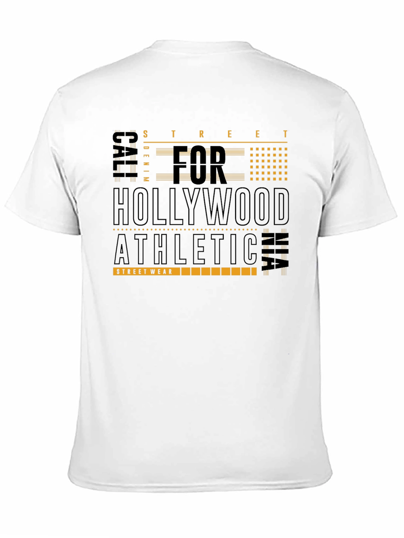 Black Hollywood Athletic Streetwear Tee - Black view 11