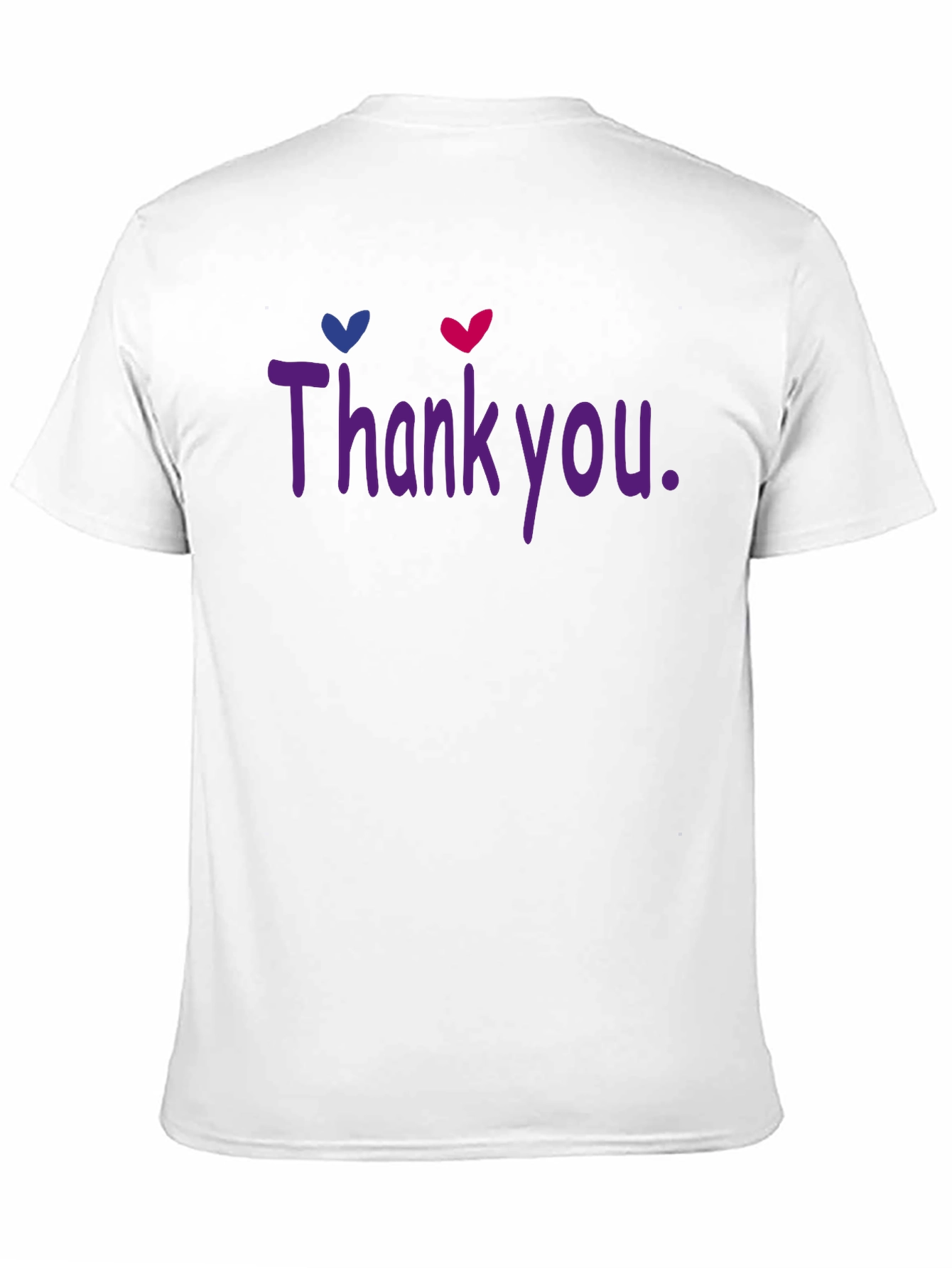 Black Thank You Bisexual Pride Graphic T-Shirt view 11