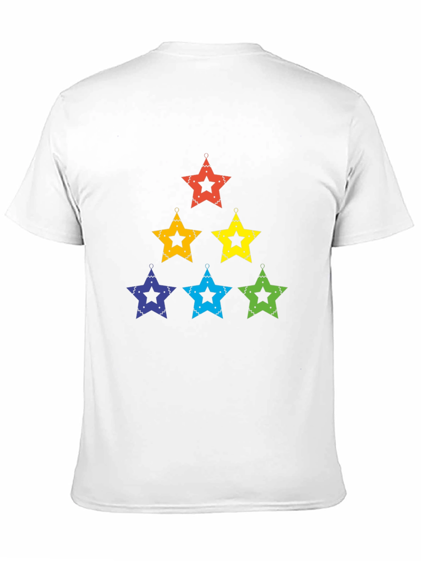 Black Rainbow Star T-Shirt view 11